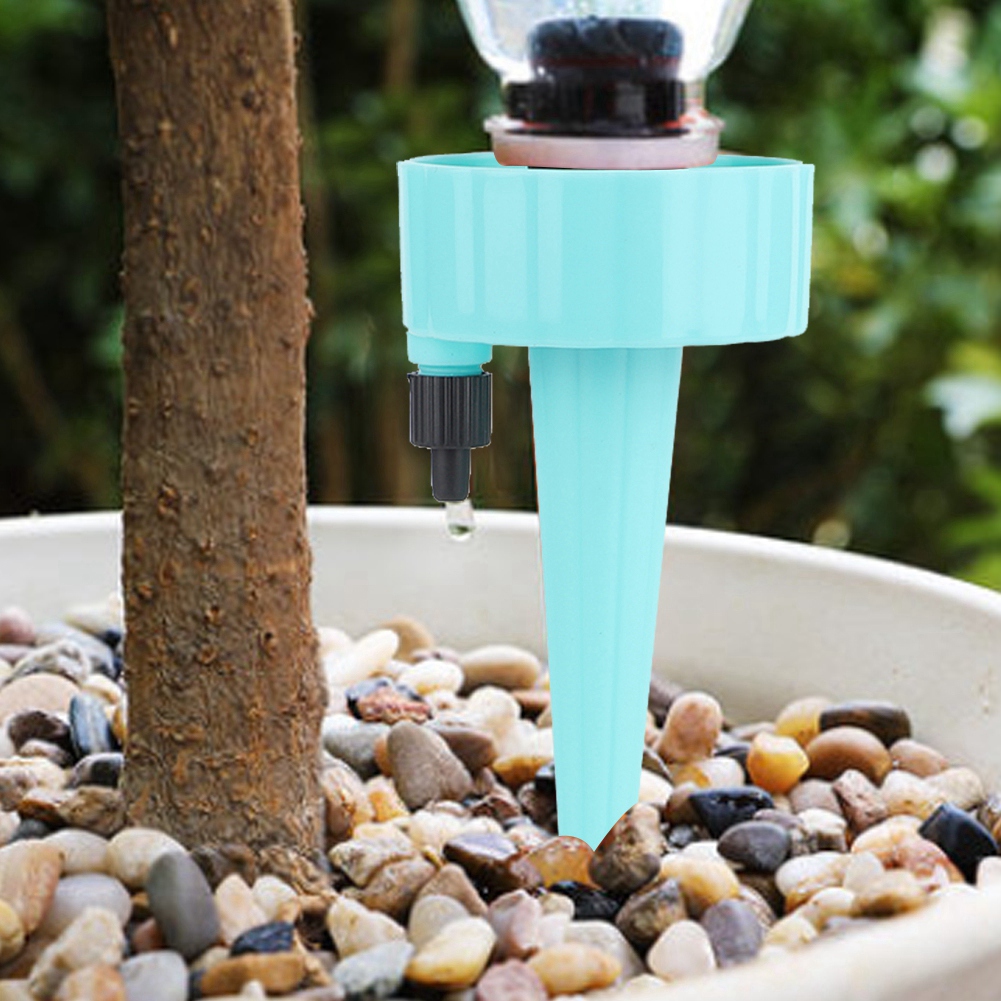 Automatischer Bewässerungsstab Für Pflanzen Und Blumen, Hausgarten, Balkon, Tropfbewässerung, Zubehör, Blau