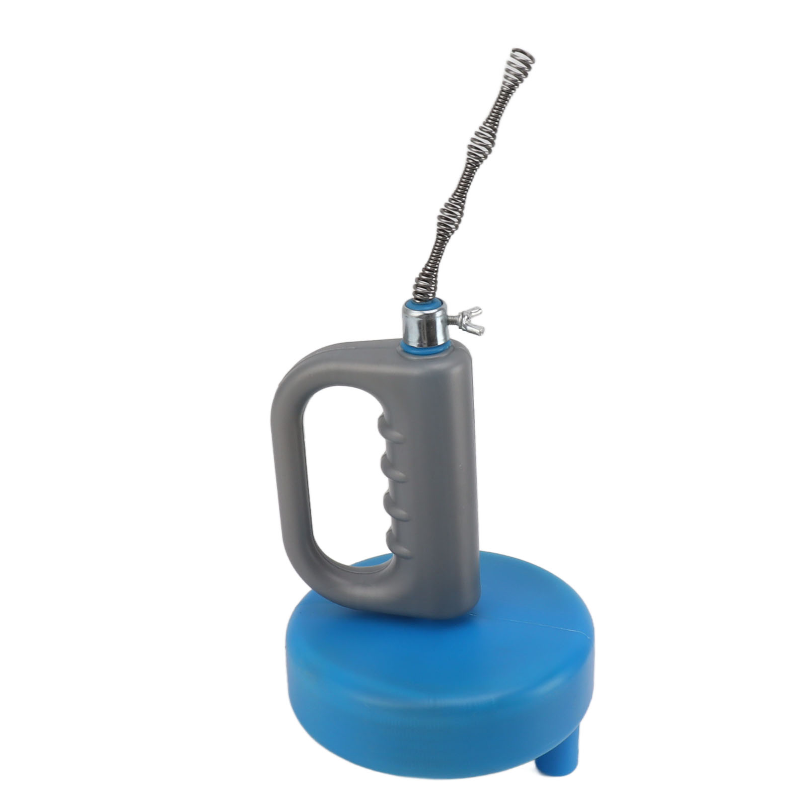 Rohrreinigungsgerät Mit Handkurbel, Blau, Für Kanalisation, Toilette Und Küche, Aus Stahldraht, 10 M Lang