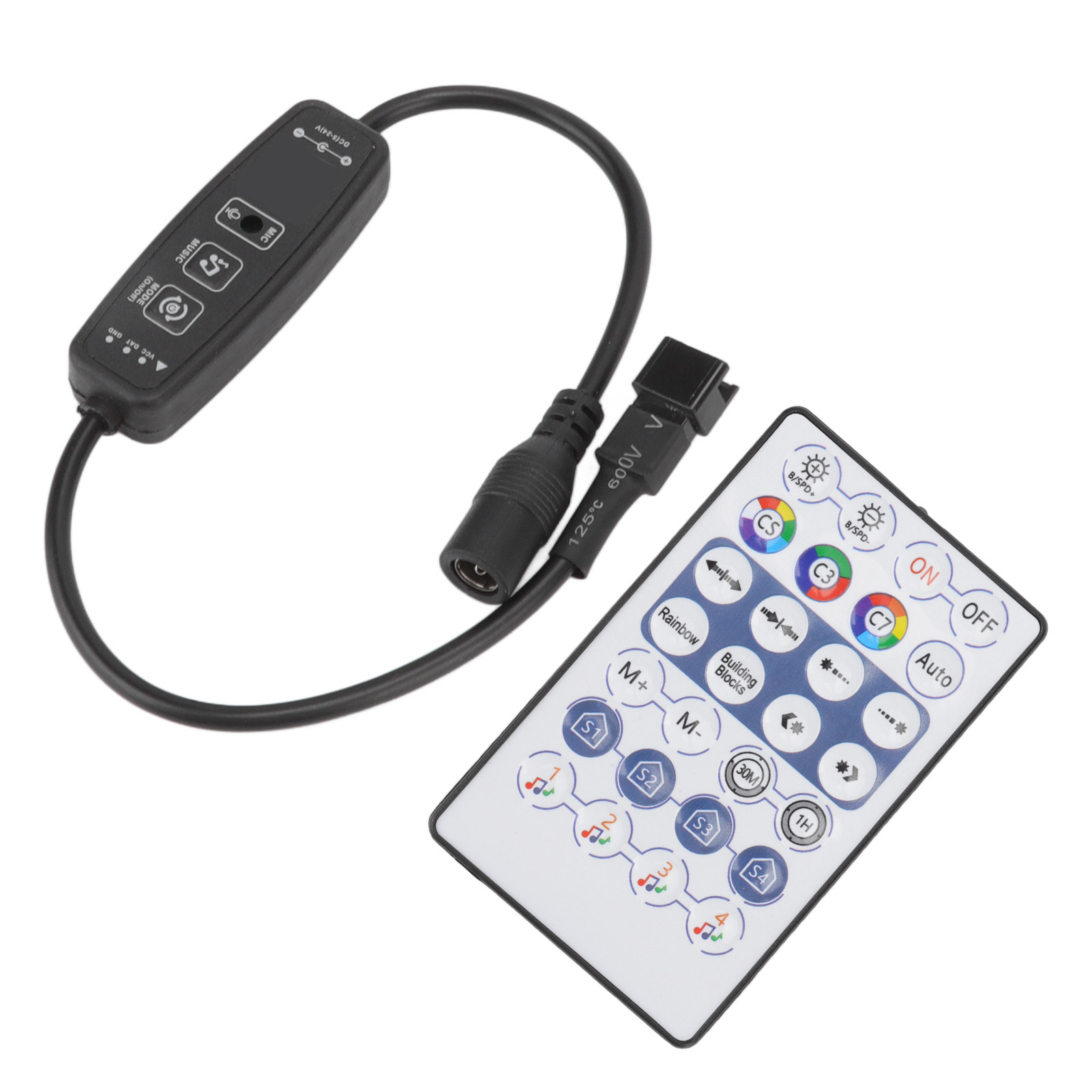 Wlan-fähiger Led-smart-controller Für Rgb-streifen, Kompatibel Mit Android Und Ios, Dc 5–24 V