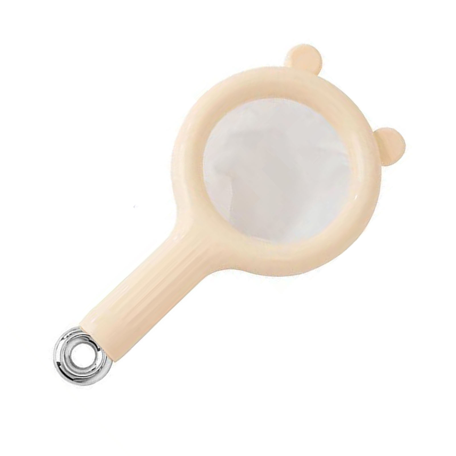 Feinmaschiges Lebensmittelsieb, Robust, Vielseitig, Leicht Zu Reinigen, Feinmaschiger Filterlöffel Für Die Küche, Beige
