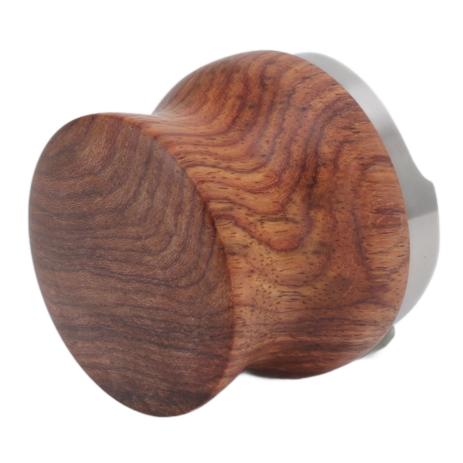 Kaffeeverteiler Edelstahl Rosenholz Kaffeetamper Nivellierer Für Kaffeezubehör 53 Mm / 2,1 Zoll