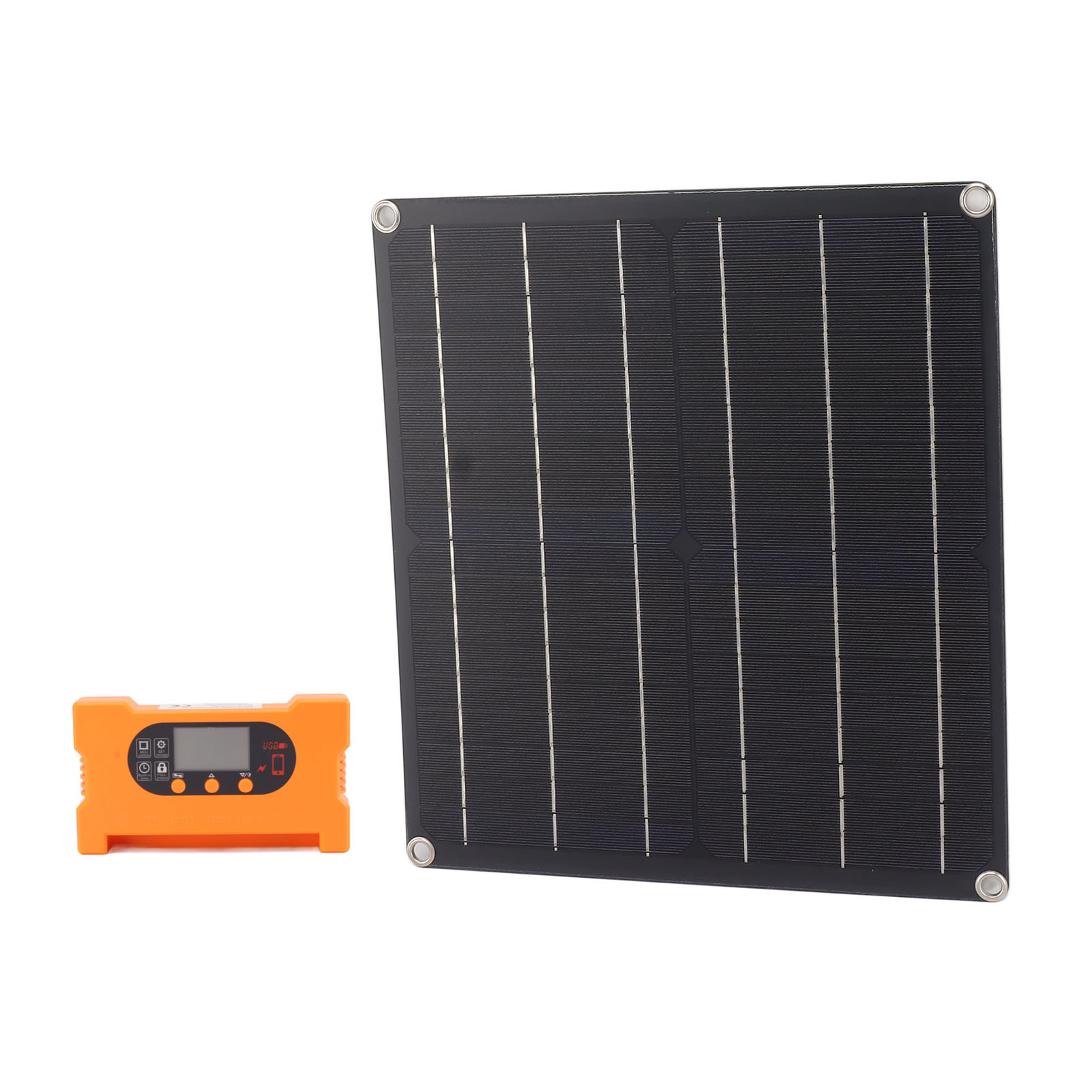 10a Smart-solarpanel-set Mit Regler, Batterielos, Direktantrieb, Monokristallines Silizium, 25w