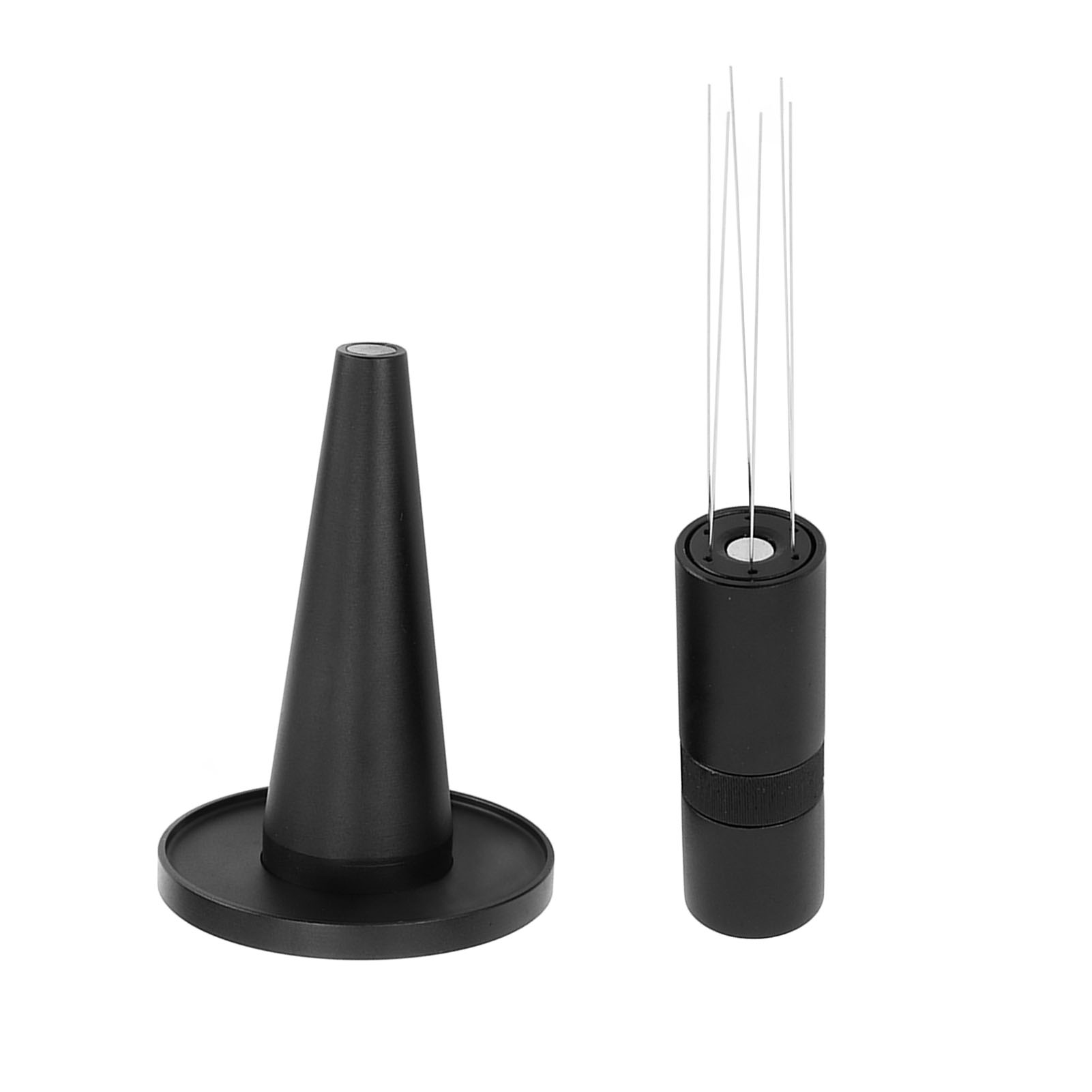 Verstellbare Kaffeerührnadel, Pulververteilernadel Für Kaffee, Kaffeegeschäft, Dessertladen, Schwarz