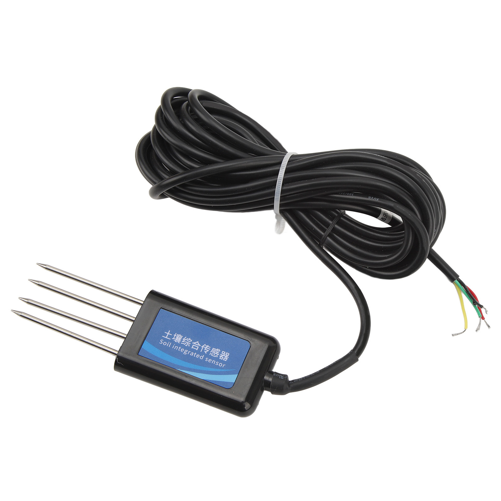 Boden-npk-ph-sensor-sonde Ip68 Wasserdicht Stickstoffdetektor Temperatur-, Feuchtigkeits- Und Leitfähigkeitsmessgerät Dc 9–30 V