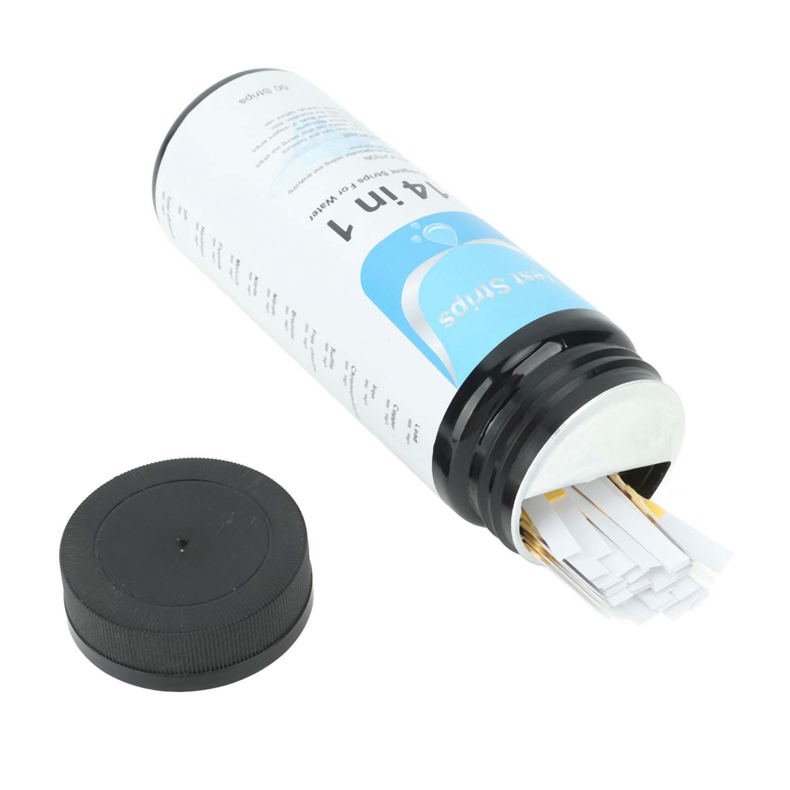 50 Teststreifen Für Wassertests (14-in-1-ph-meter) – Testpapier Für Trinkwasser, Pools, Thermalquellen Und Teiche