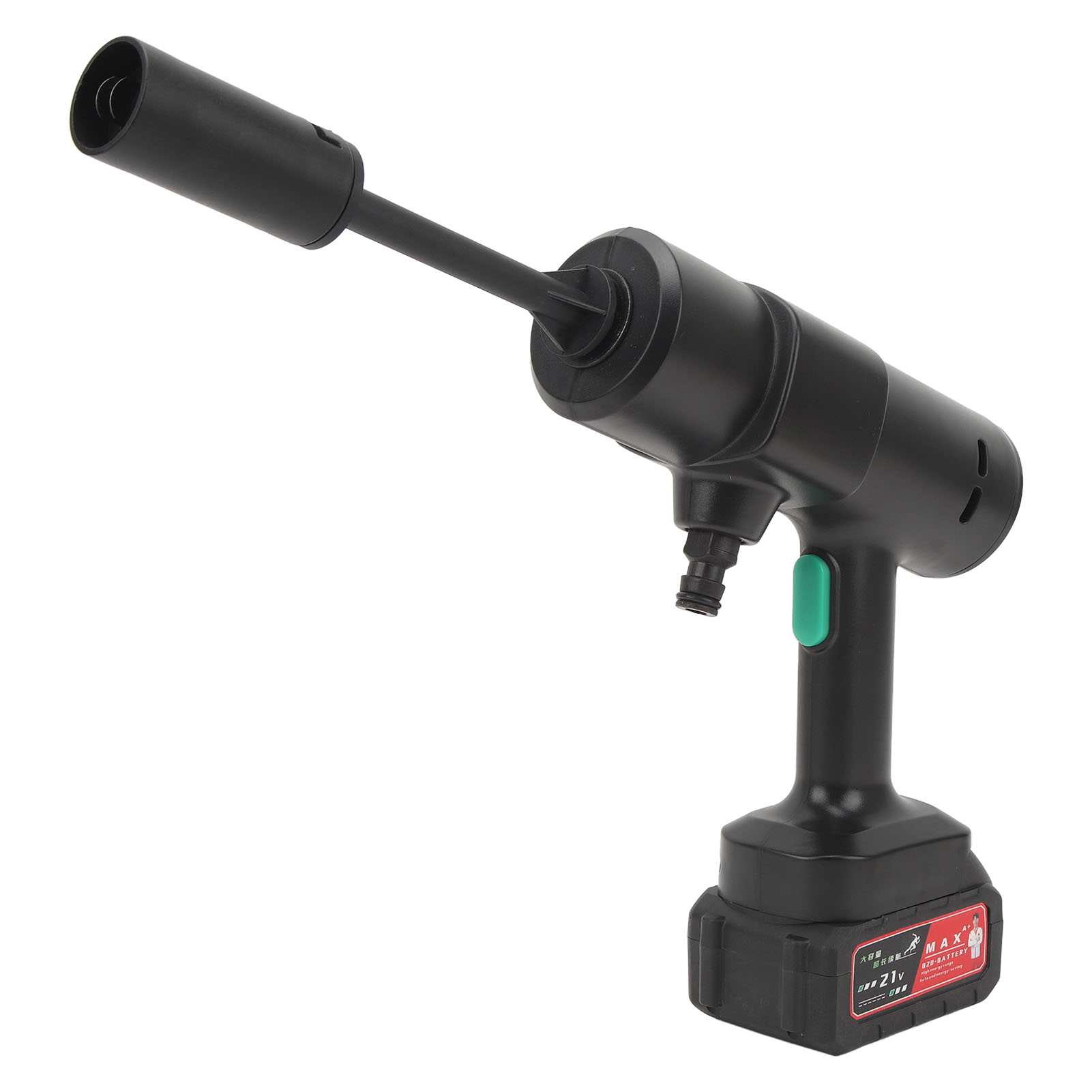 Akku-hochdruckreiniger Power Cleaner, 2,4 Gpm, Handlich, Vielseitig, Mit 12000-mah-akku, Eu-stecker (100–240 V), Für Auto Und Garten, Schwarz