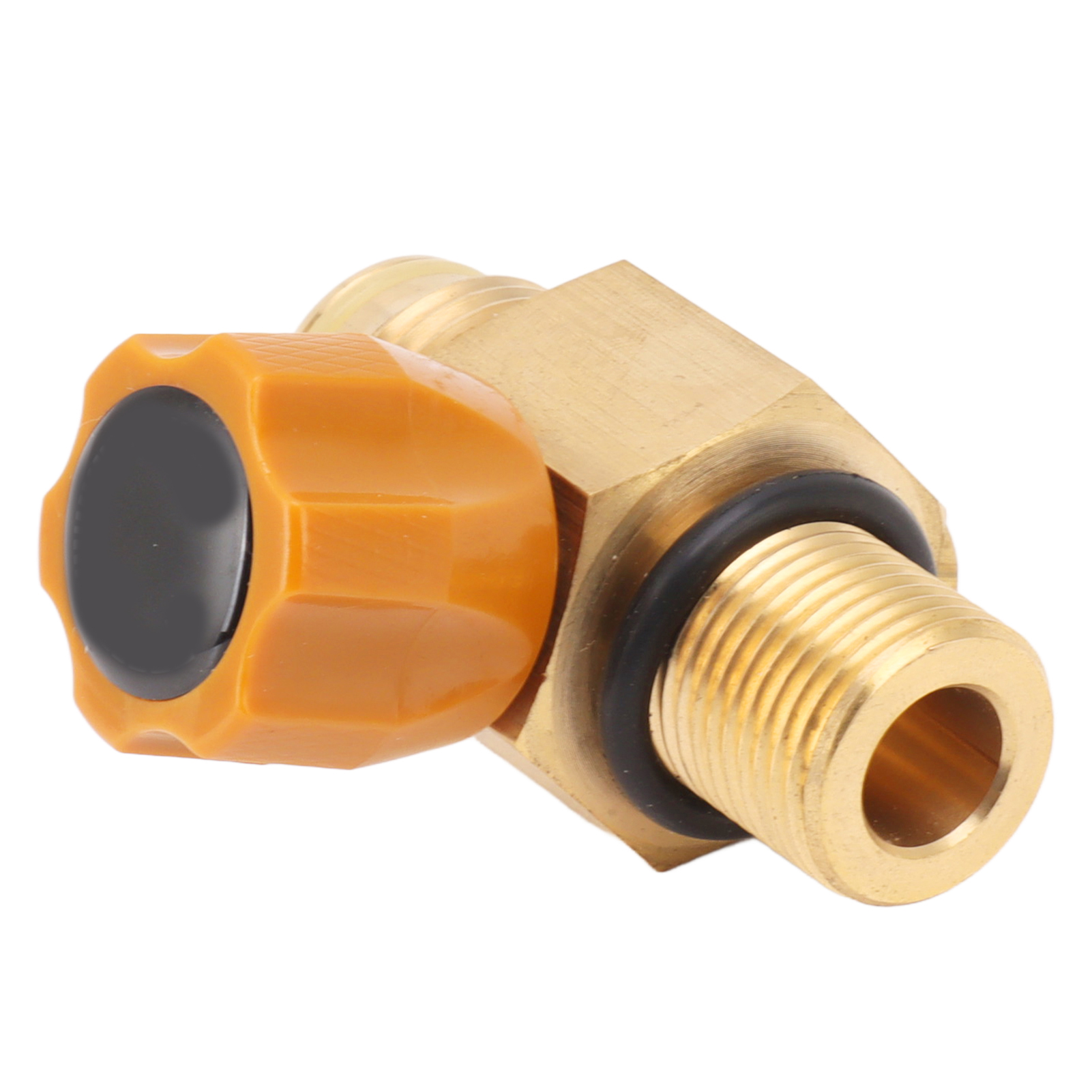 G1/2 14 Co2-zylinder-nachfülladapter Hochdruck M18x1,5 Nachfüllventil-adapter Gewindekonverter 5000 Psi Maximaldruck Gold