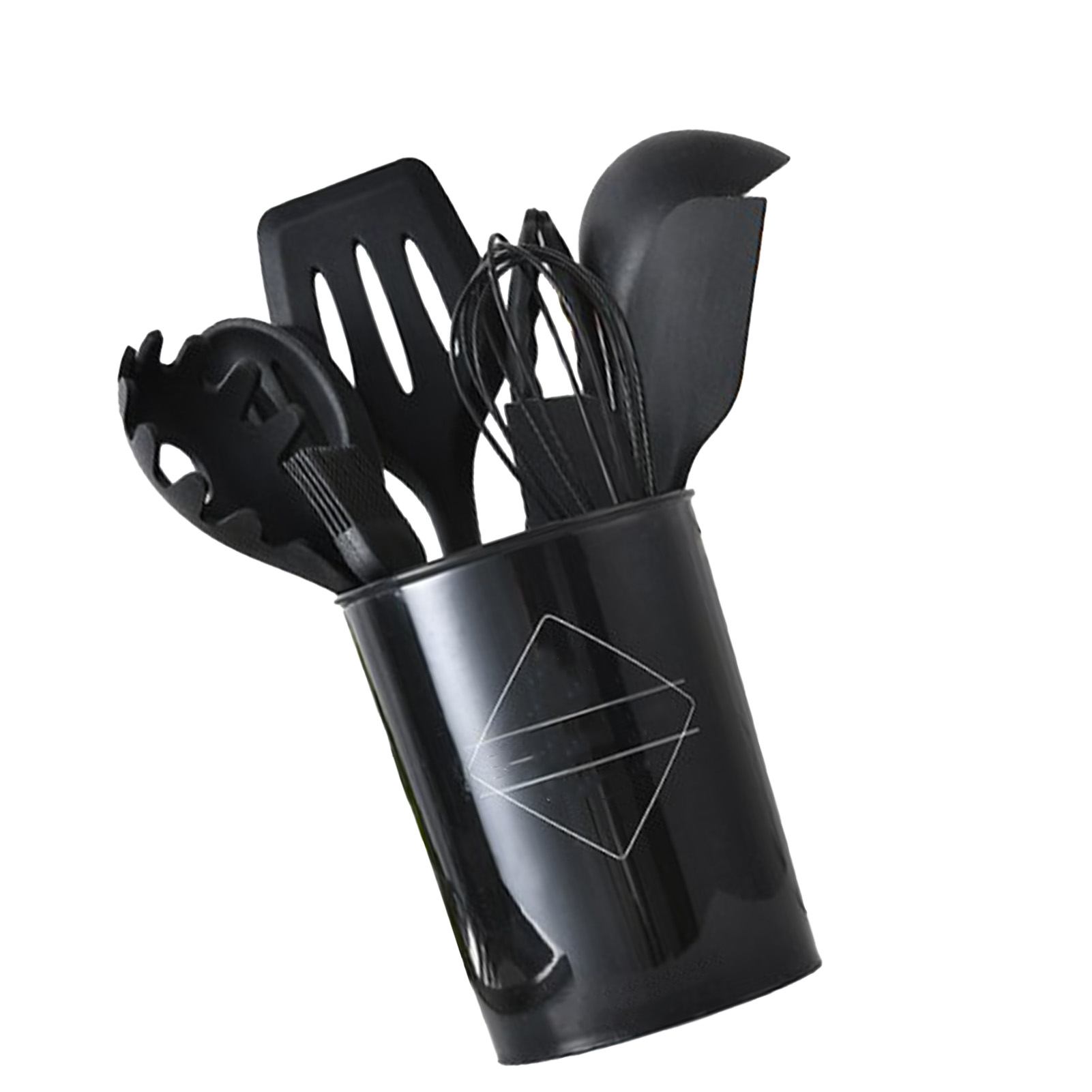 10-teiliges Küchenutensilien-set Aus Silikon: Kochspatel Und Löffel Mit Hitzebeständigem, Rutschfestem Griff – Ideal Für Zuhause.