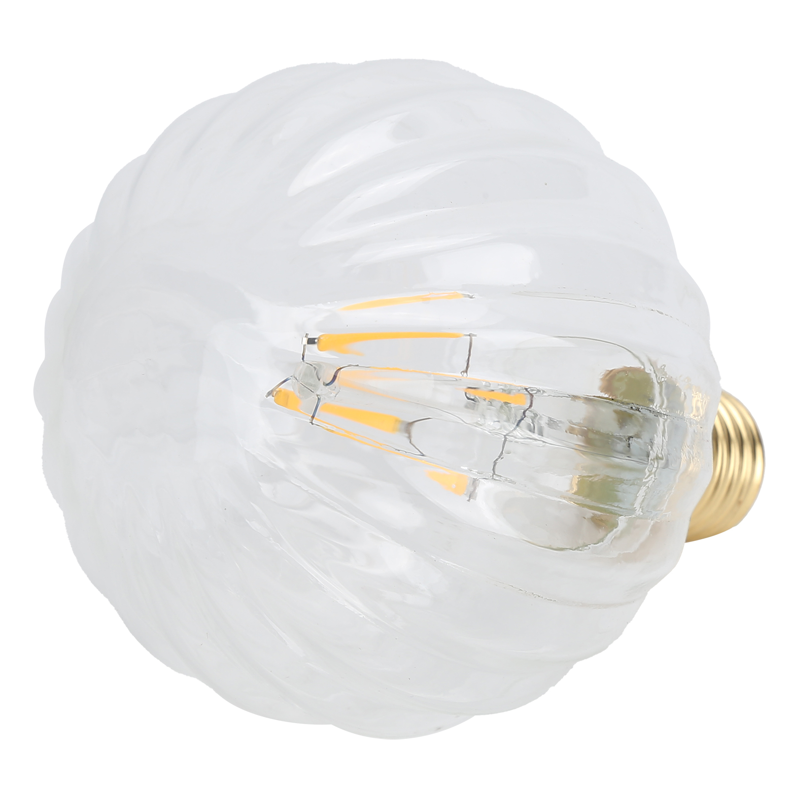 G95 Retro-glühbirne E27 4w 220v Wassermelonenförmige Led-filamentlampe Dekorative Beleuchtung Warmes Licht (transparent)