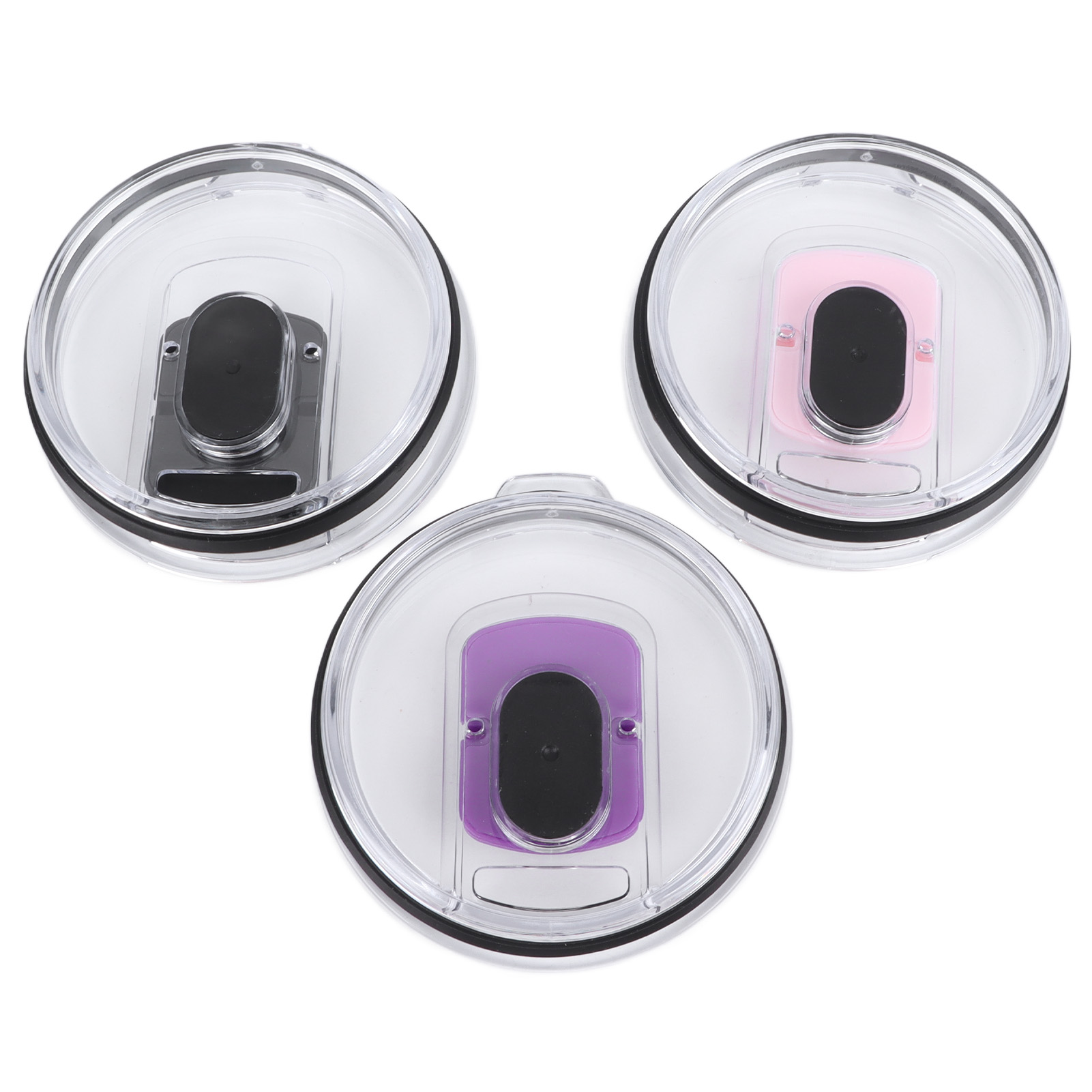 Magnetischer Becherdeckel, Schwarz, Lila, Rosa, Magnetischer, Auslaufsicherer Ersatz-schieberdeckel Für 20-oz-kaffeebecher