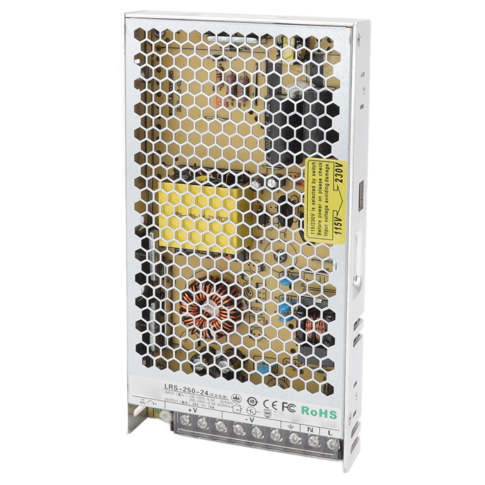 Lrs 24v Schaltnetzteil-adapter Mit Magnetventilsensor Für Led-wandleuchten 100–120 V, 200–240 V, 250 W, 10 A