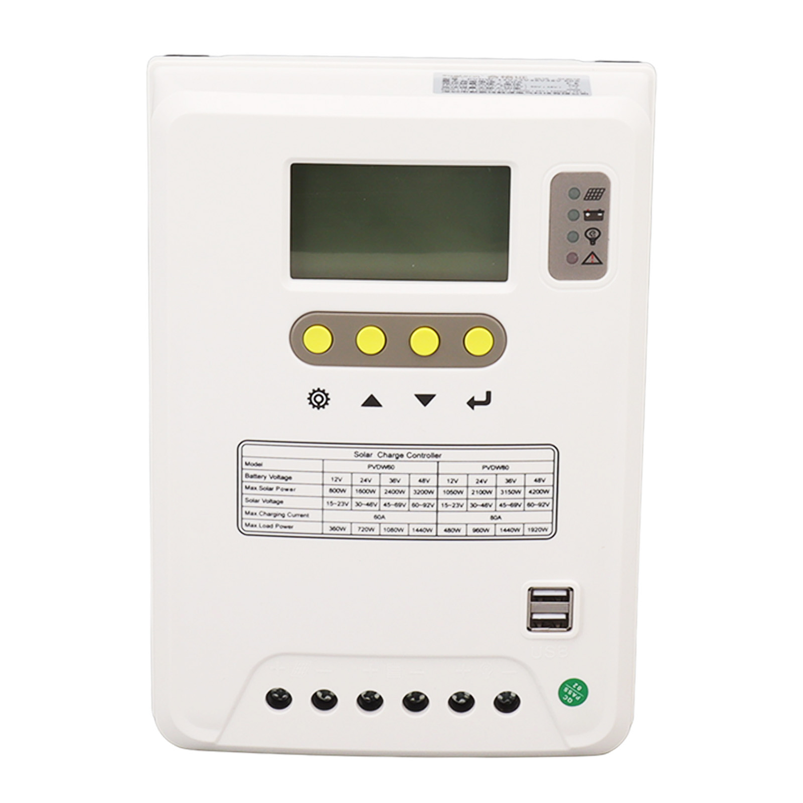 12v 24v 36v 48v Pwm-solarladeregler Mit Lcd-display, Lithium-ionen-akku, Elektrisch Aktiviert, 60a