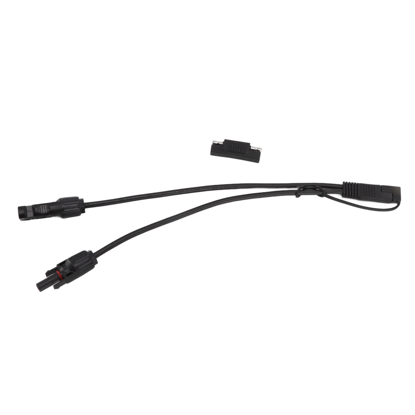 10awg Solarmodul-auf-sae-adapterkabel, Sae-solarverlängerungskabel Für Autos Und Motorräder, 0,35 M, Schwarz