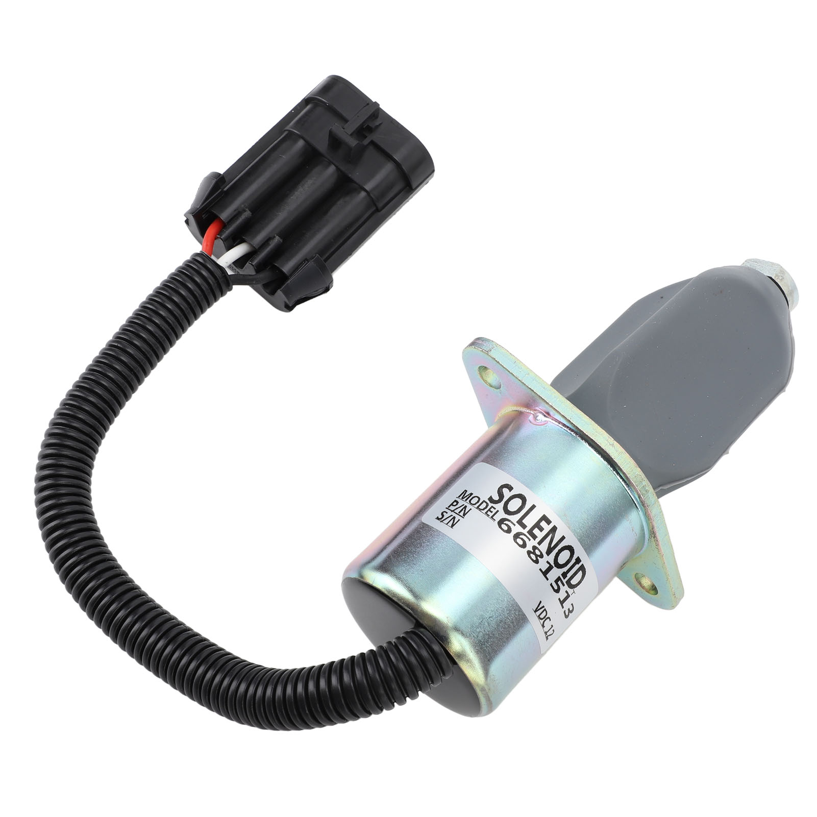 12v Kraftstoffabschaltmagnetventil 6681513 Präzises, Störungsfreies Generator-kraftstoffabschaltmagnetventil Als Ersatzteil