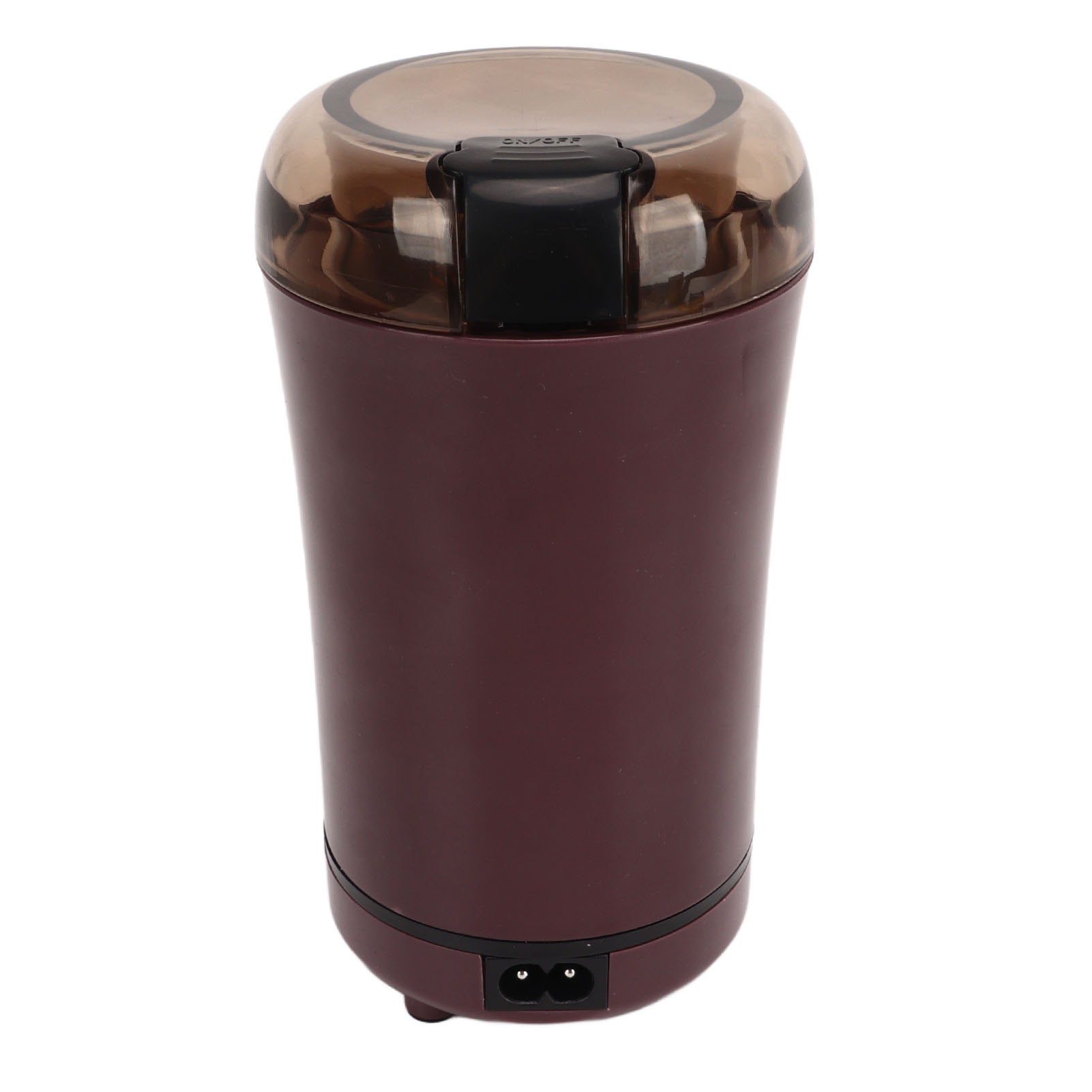 Elektrische Kaffeemühle, Multifunktions-edelstahlklinge, Tragbar, Klein, Für Gewürze Und Kräuter, 150 W, Lila, Eu-stecker 220 V