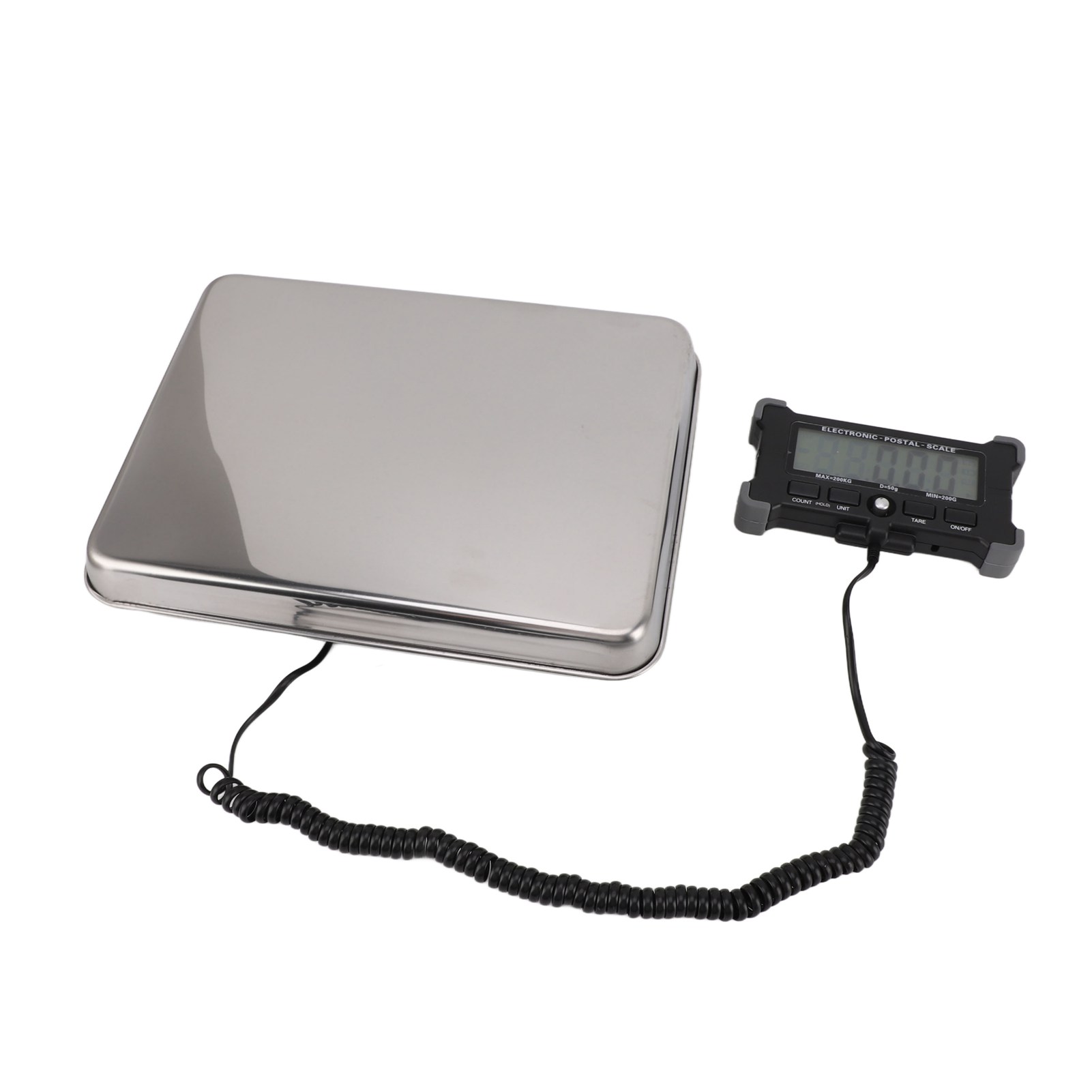 Digitale Briefwaage Aus Edelstahl Mit Großem Lcd-hd-display Und Grüner Hintergrundbeleuchtung, 200 Kg/50 G