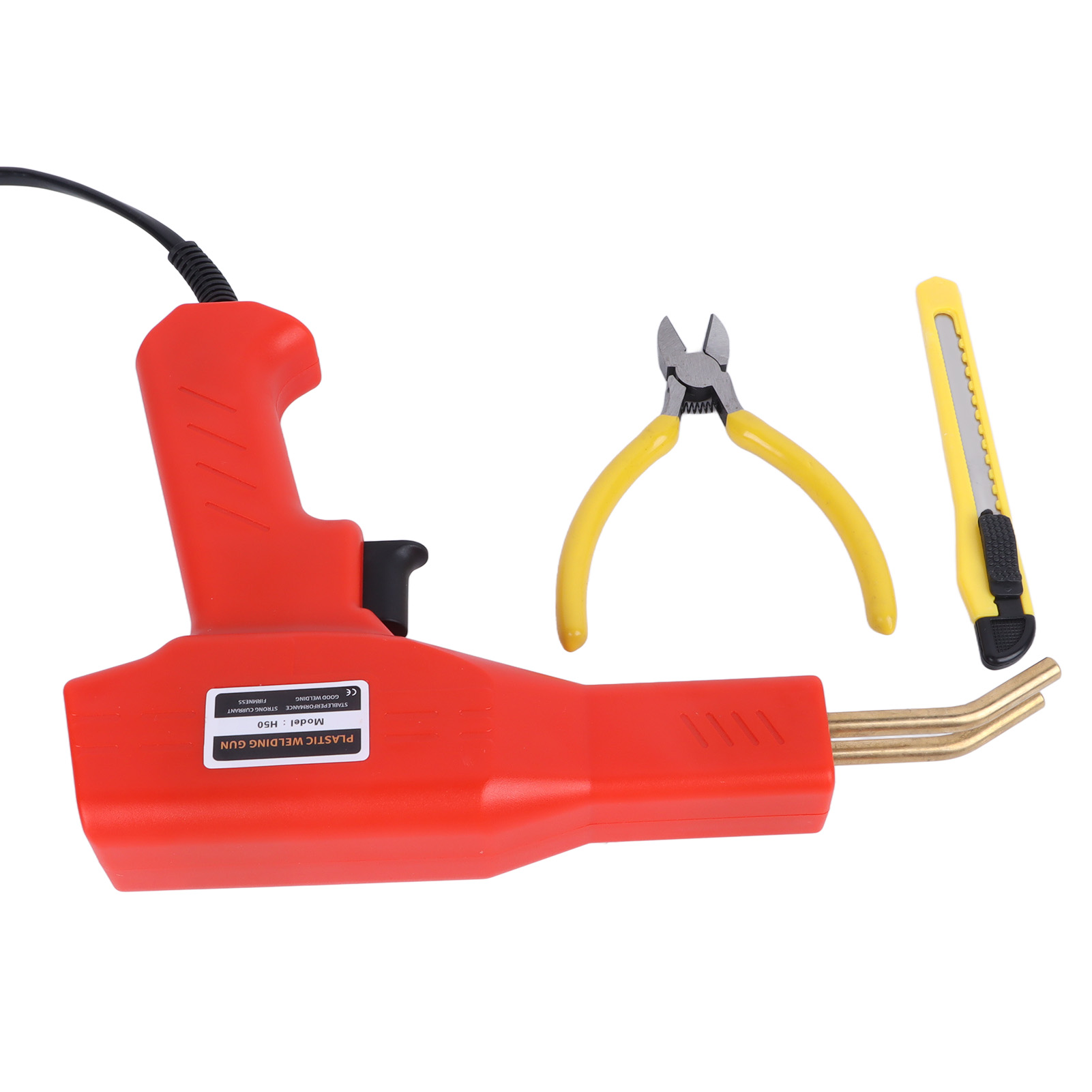Kunststoffschweißset Mit Schnellheizfunktion, Ergonomischem Design Und Einfacher Bedienung, Heißtacker-reparaturset Für Kunststoffspielzeug, Eu-stecker 220 V