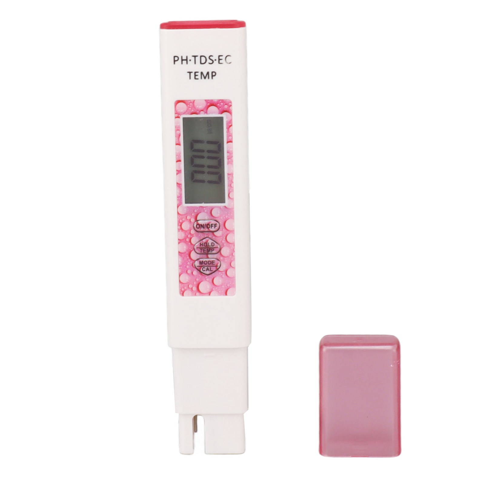 Digitaler Wassertester Stift 4 In 1: Präzise, Empfindliche, Tragbare Messung Von Ph-wert, Tds, Ec-wert, Temperatur Und Wasserqualität (pink)
