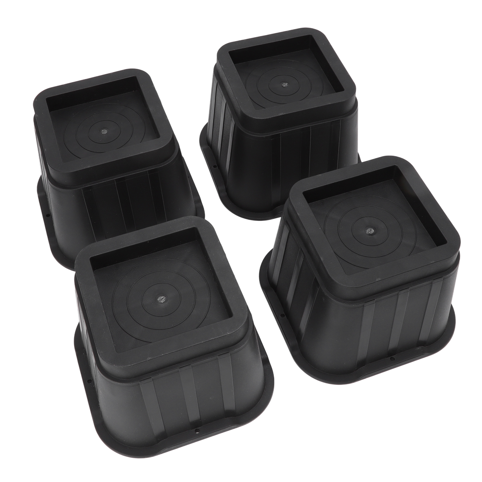 4er-set Möbelfüße Aus Rutschfestem Gummi, 10 Cm (4 Zoll) Hoch, Geeignet Für Bettgestelle, Schreibtische, Sofas, Stühle Und Waschmaschinen.