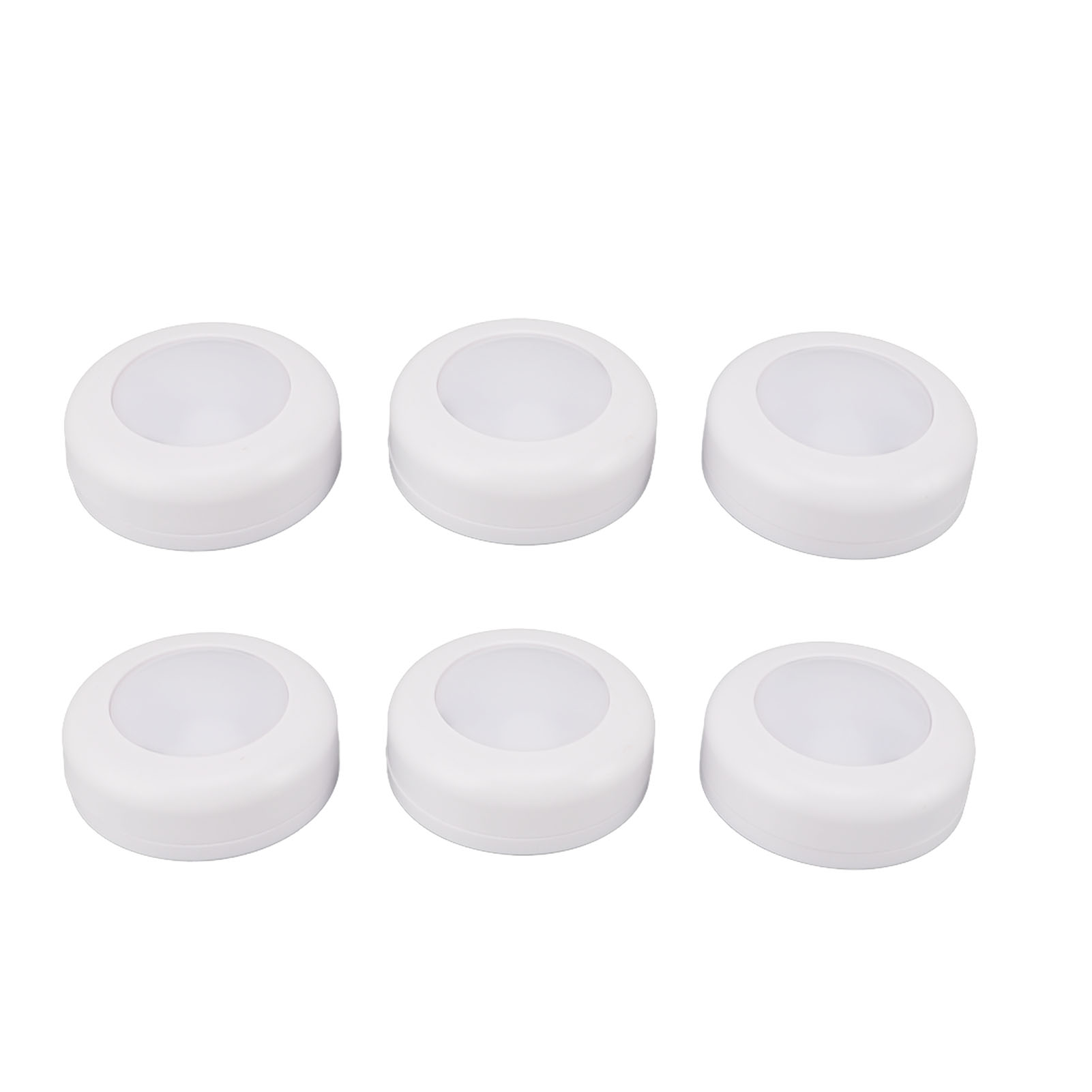 6er-pack Dimmbare Led-puck-leuchten Mit Fernbedienung Für Die Beleuchtung Von Schränken, Regalen Und Arbeitsflächen (weiß)