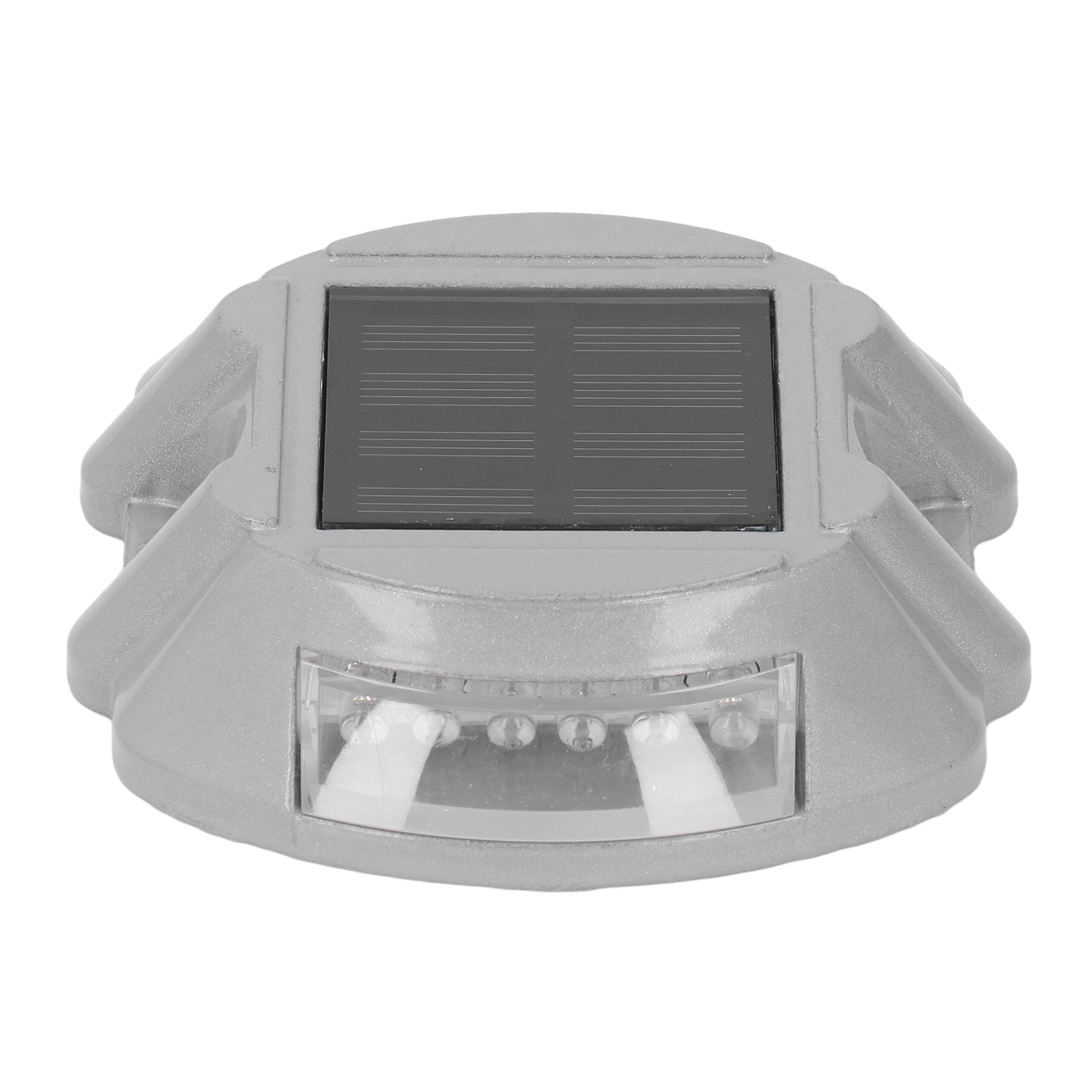 12-led-solar-einfahrtsleuchte, Ip68 Wasserdicht, Solar-einfahrtsleuchte Für Gehwege Und Garten, 600 Mah, Gelbes Licht