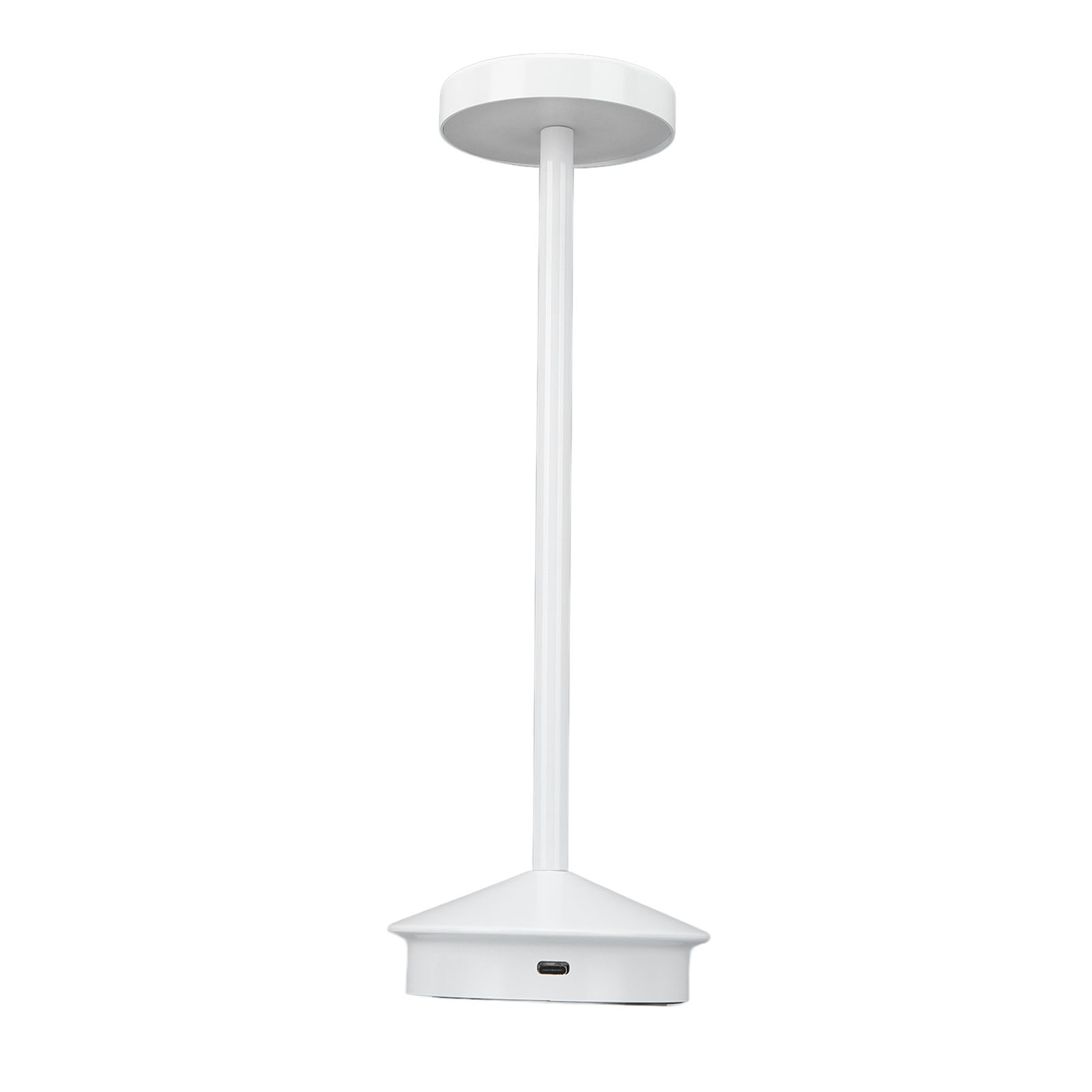 Wiederaufladbare Led-tischleuchte, 2000 Mah, Kabellos, Mit Usb-c-anschluss, Tragbar, 3 Helligkeitsstufen, Dimmbar, Weiß