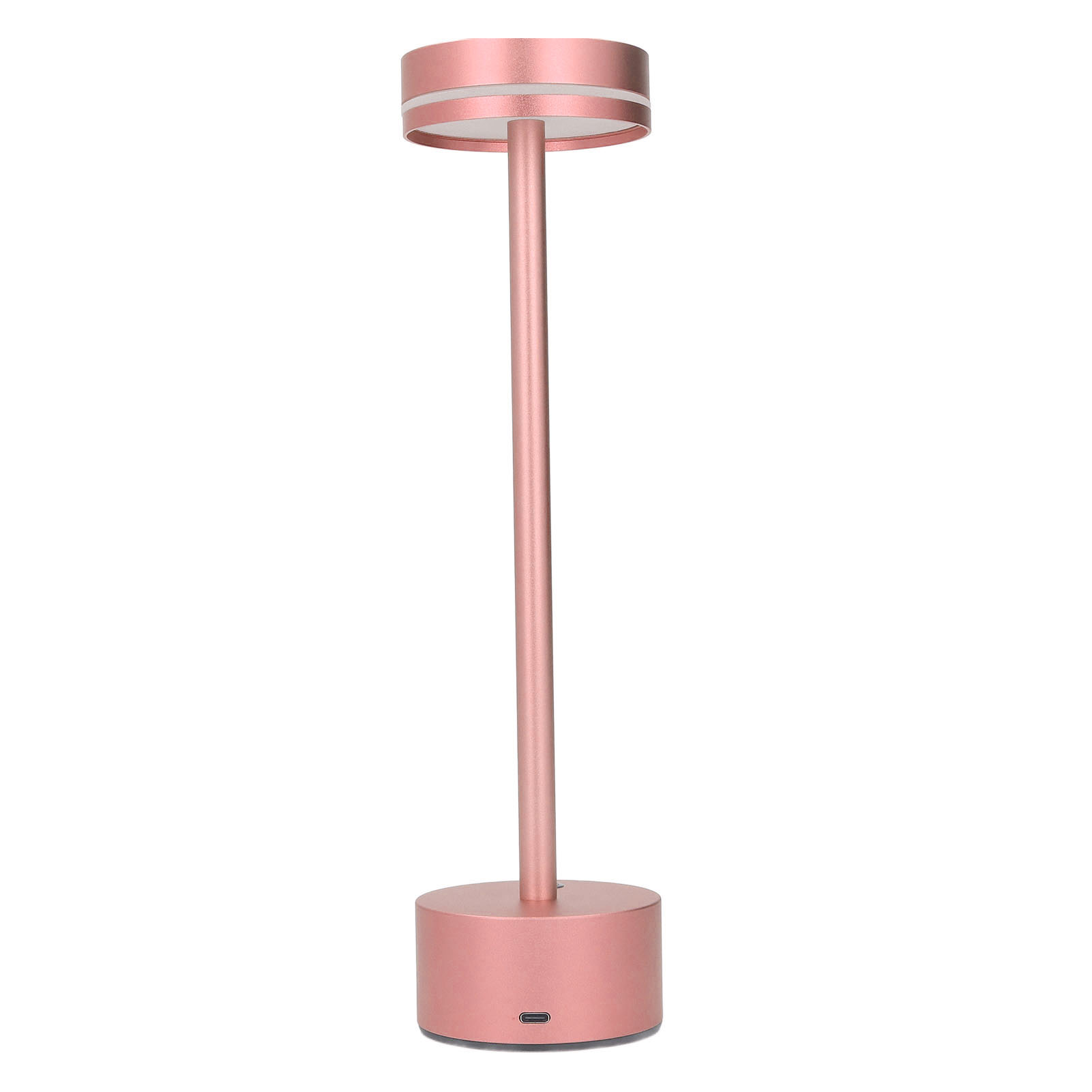 Kabellose Tischleuchte, 3-farbig Dimmbar, Wiederaufladbar, Led-schreibtischlampe Mit Touch-steuerung, Für Zuhause, Schlafzimmer, Büro, Roségold