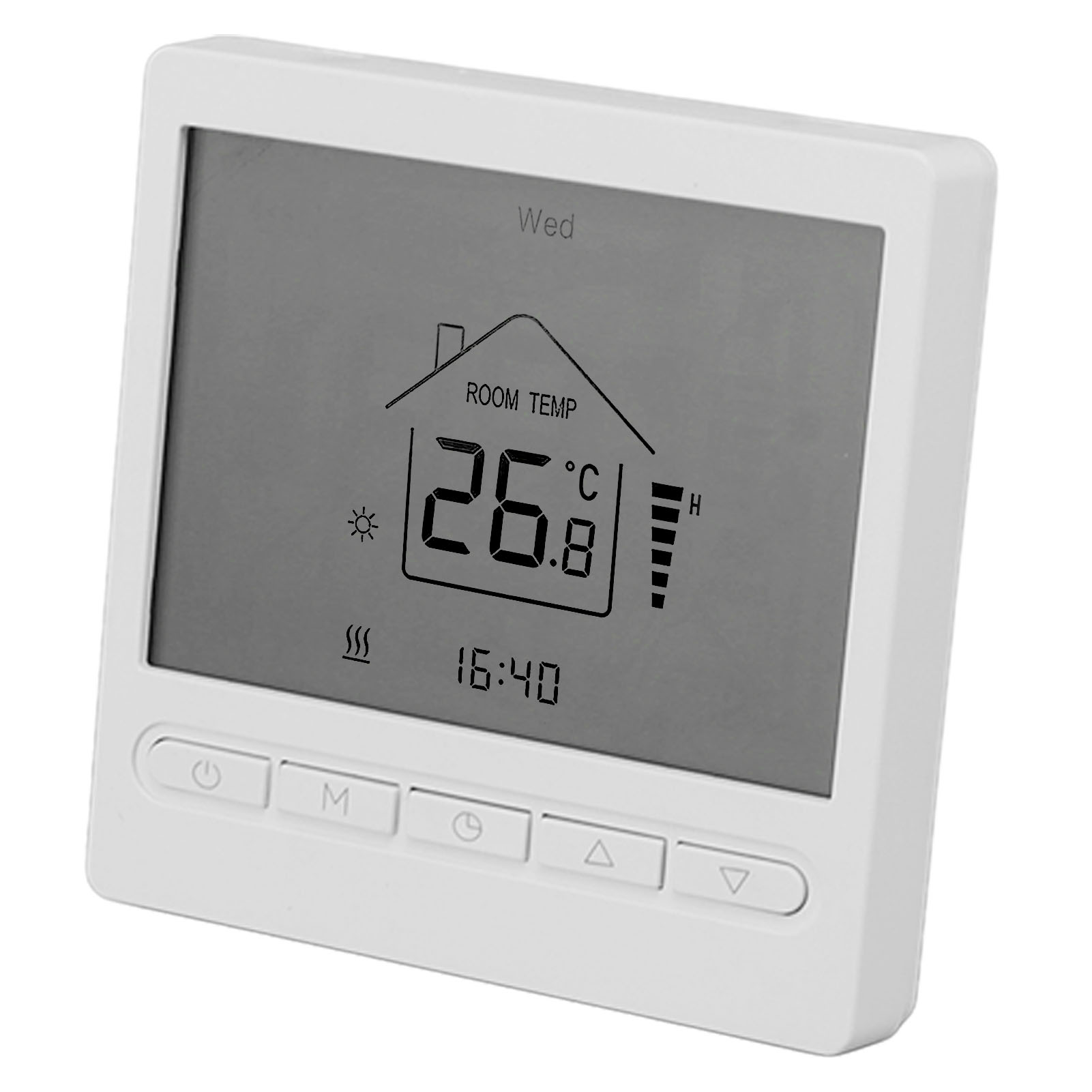 Digitales Thermostat Mit Abs-display Und Präziser Temperaturregelung, Elektrischer Thermostat Ac220v Für Fußbodenheizung Im Haus