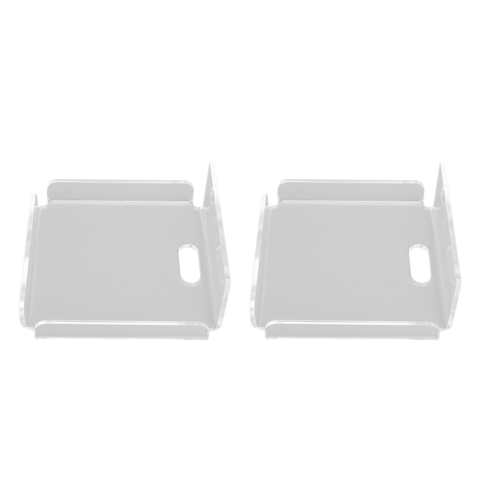 2 Stück Kleine Lautsprecher-wandregale Mit Acrylkleber, Mehrfach Verstellbar, Platzsparend, Für Sicherheitskameras, Schwebendes Regal Für Zuhause Und Büro