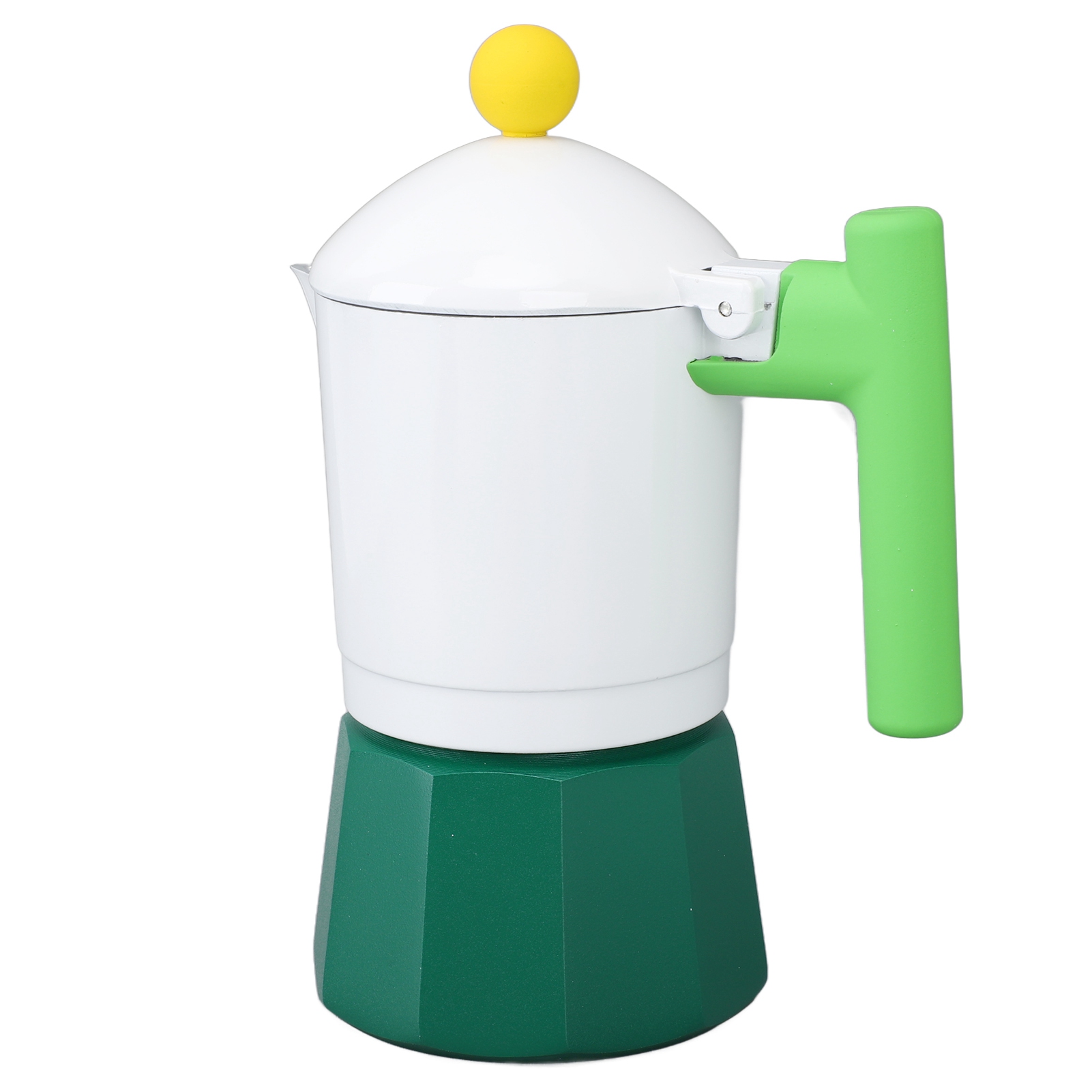 Moka-kaffeebereiter Aus Aluminiumlegierung, Italienischer Kaffeeperkolator Für Den Herd, Moka-kaffeebereiter Für Zuhause, Büro Und Reisen, Grün
