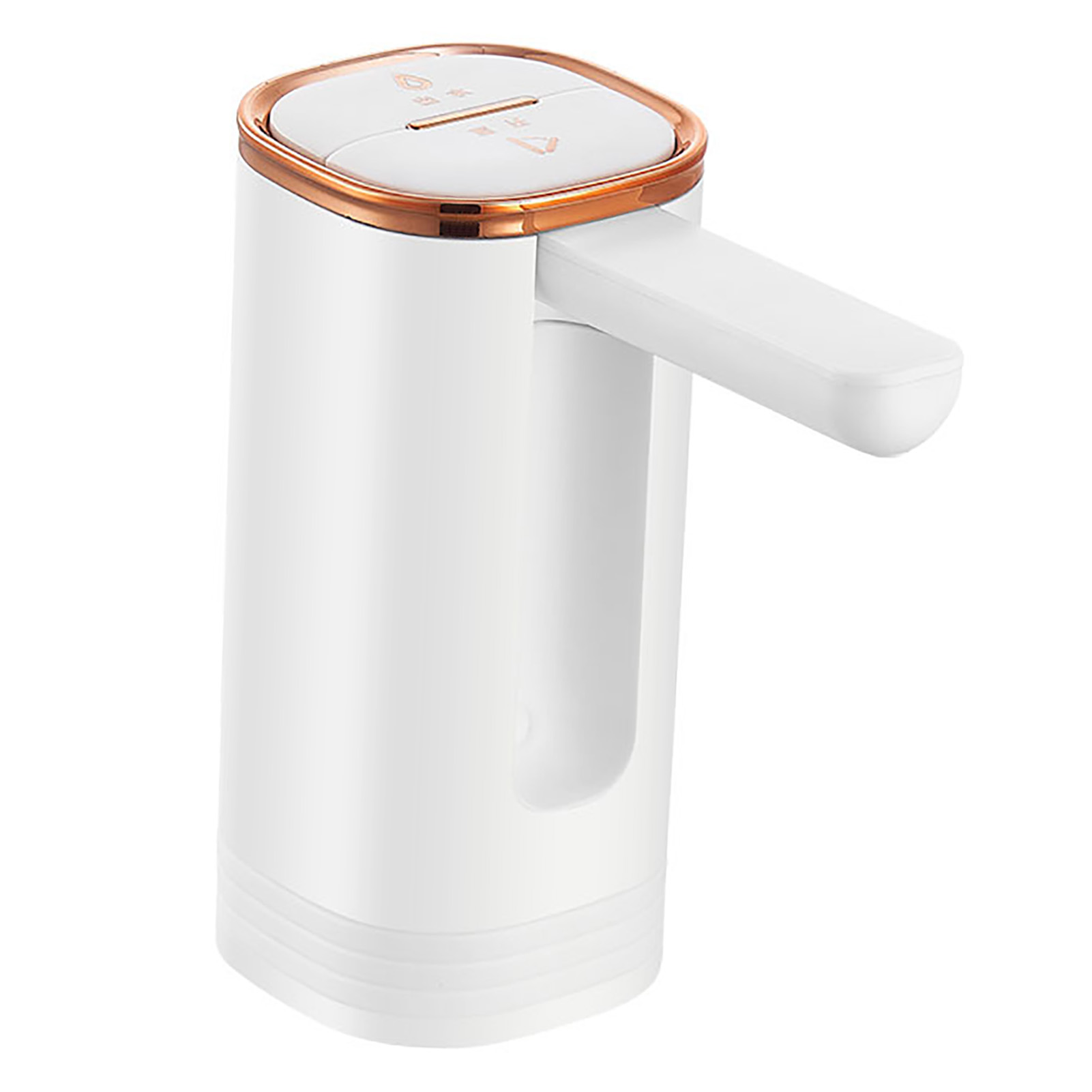 Wasserflaschenspender Pp Universal Automatischer Faltbarer Tragbarer Elektrischer Trinkwasserspender Für Zuhause Camping Reisen Büro Weiß