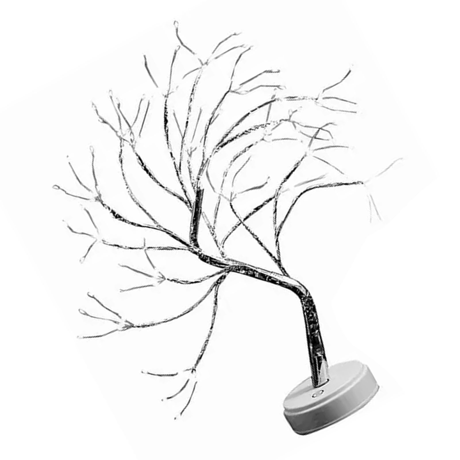 Bonsai-feenbaumlampe Mit Warmem Licht, 108 Leds, Batteriebetrieben, Usb-anschluss, Touch-schalter, Beleuchteter Metallbaum Für Zuhause
