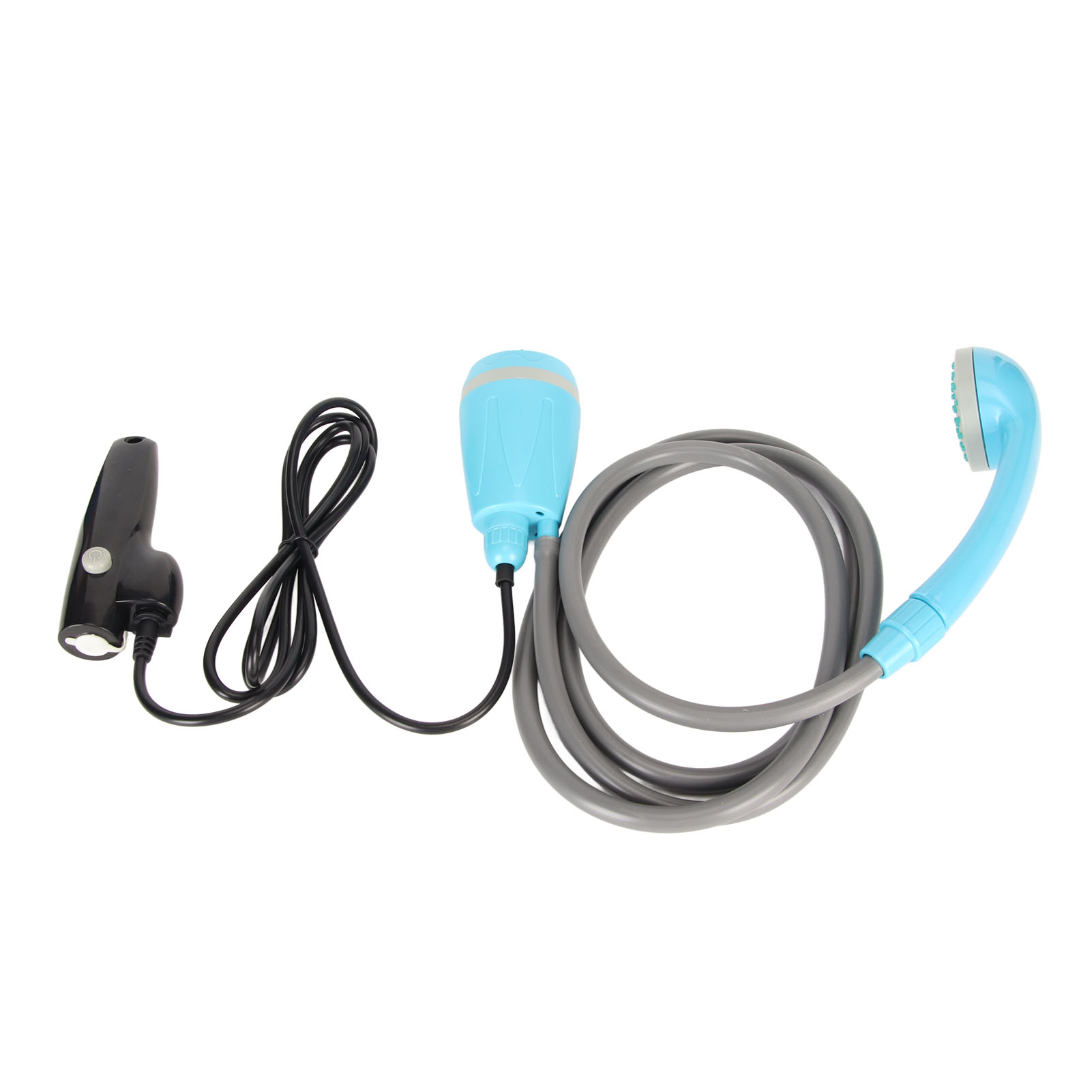 25-w-tragbare Outdoor-duschbox Mit Usb-ladefunktion – Praktische Und Schnelle Campingdusche, Auch Für Autowäsche Geeignet (blau)