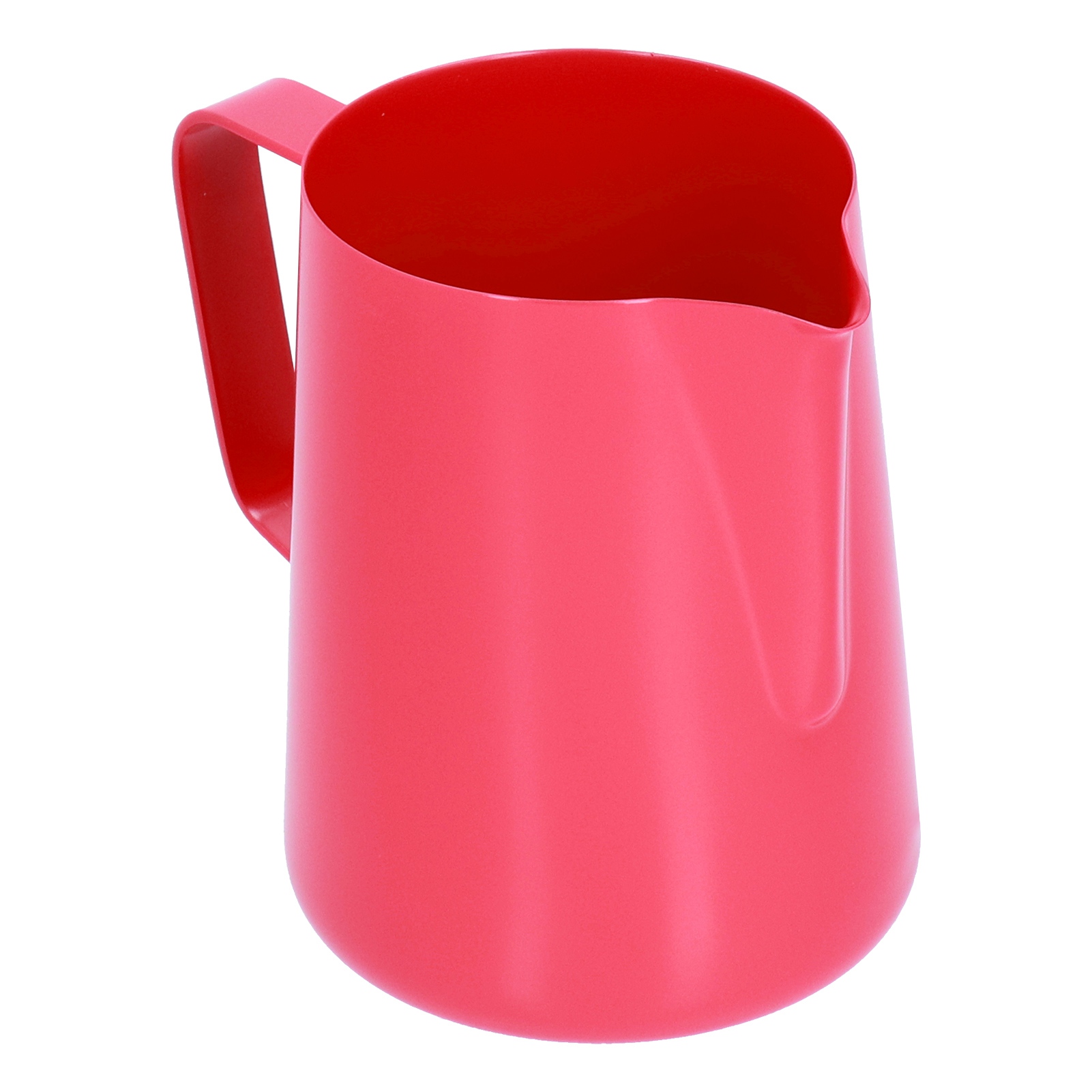 600 Ml Milchaufschäumkännchen Aus Edelstahl Mit Spitzem Ausguss Für Zuhause (red)