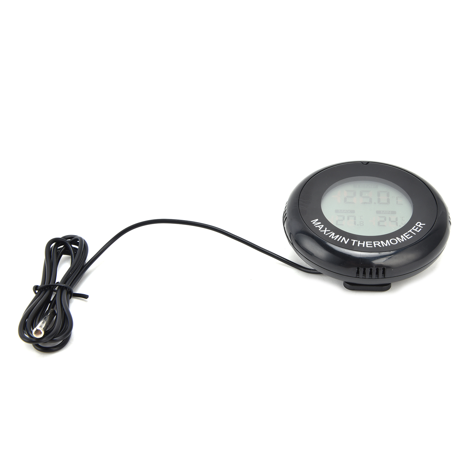 Digitales Lcd-rundthermometer Mit Magnetischem Saugnapf Zur Temperaturanzeige Für Terrarien, Aquarien Und Terrarien