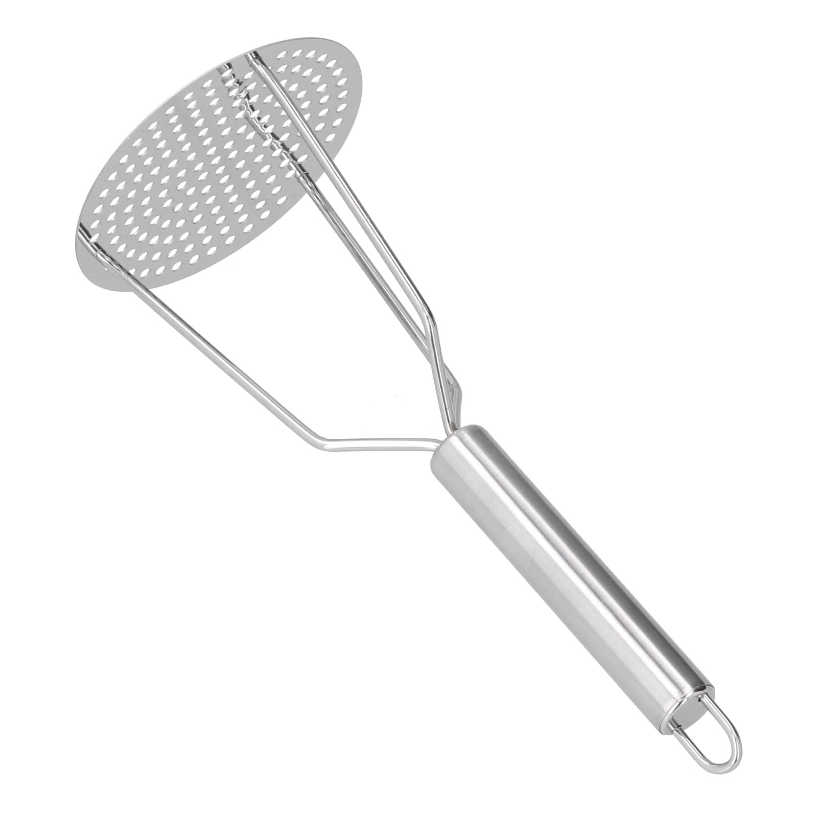 Kartoffelstampfer Aus Edelstahl, Auch Obst- Und Fleischstampfer Genannt, Mit Ergonomischem Griff Für Die Küche