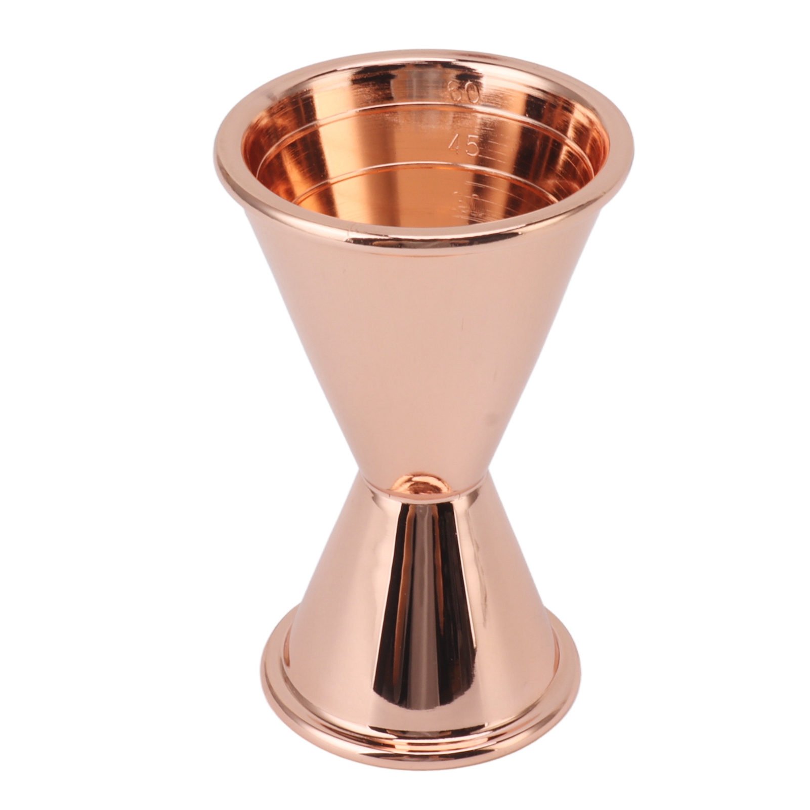 Cocktail-jigger, Doppelseitiger Messbecher Aus Edelstahl Für Bars Und Schnapsgläser, Kupferbeschichtet