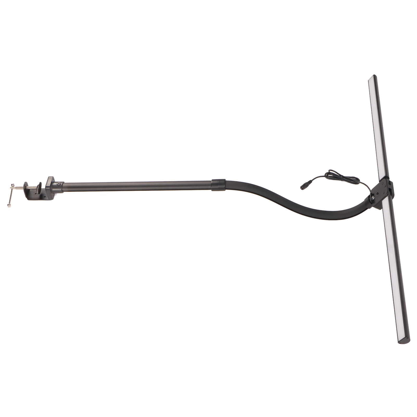Tischklemme Mit Zwei Led-leuchten, Augenschonende Arbeitsleuchte Mit Leselicht Für Studentenwohnheim, Arbeitszimmer, Büro, Schlafzimmer, 100–240 V, Eu-stecker