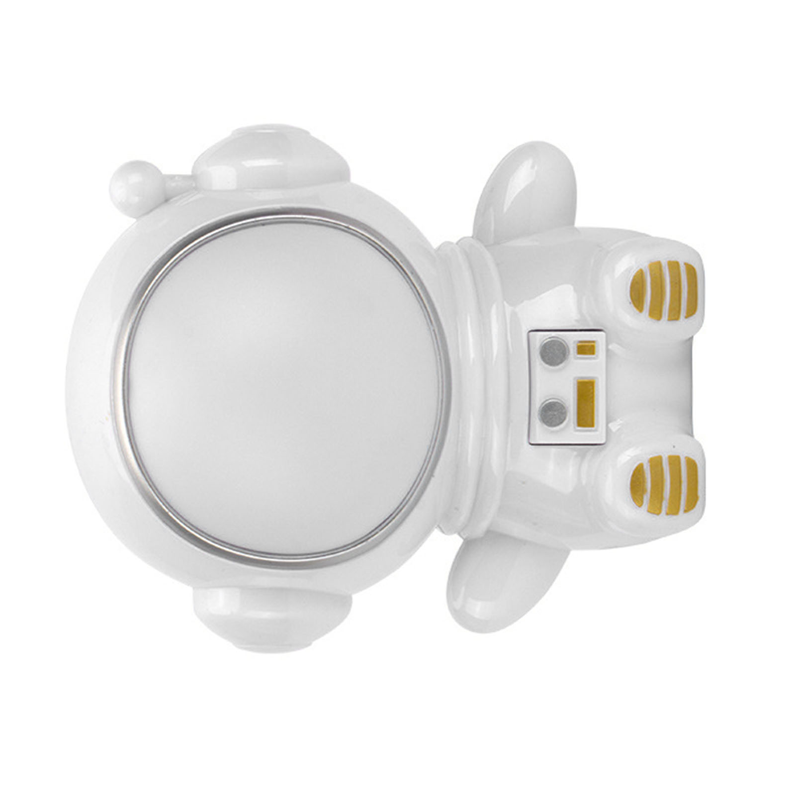 Nachtlicht Mit 3 Modi, Led, Farbenfroh, Niedliches Astronauten-design, Usb-anschluss, Nachttischlampe Für Schlafzimmer Und Studentenwohnheim, Weiß