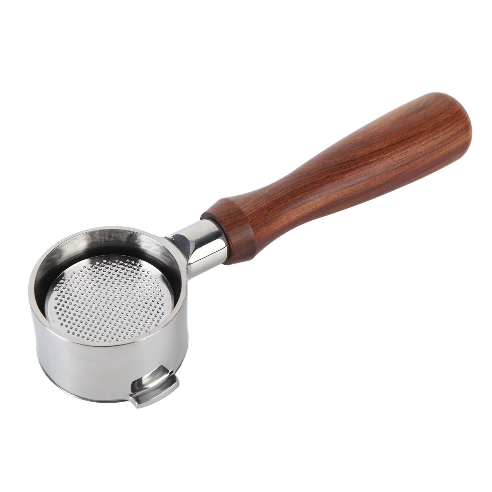 Bodenloser Kaffeesiebträger, Abnehmbar, Waschbar, Aus Edelstahl, Mit Ergonomischem Holzgriff, Typ A