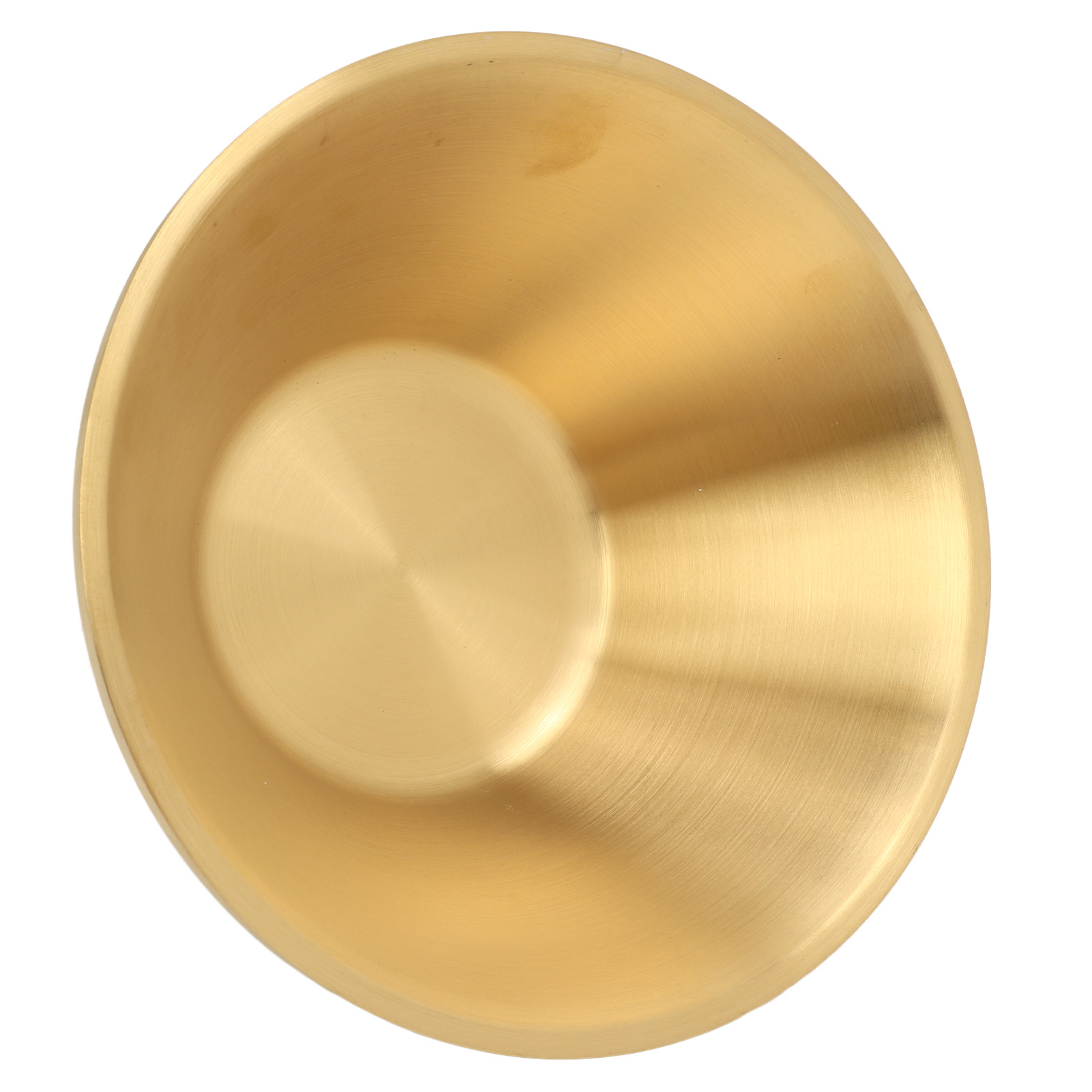 Edelstahl-salatschüssel, Goldfarben, Doppelwandig, Exquisit Dekorativ, 16 Cm, Ideal Zum Mischen, Kochen, Backen Und Vorbereiten In Der Küche.