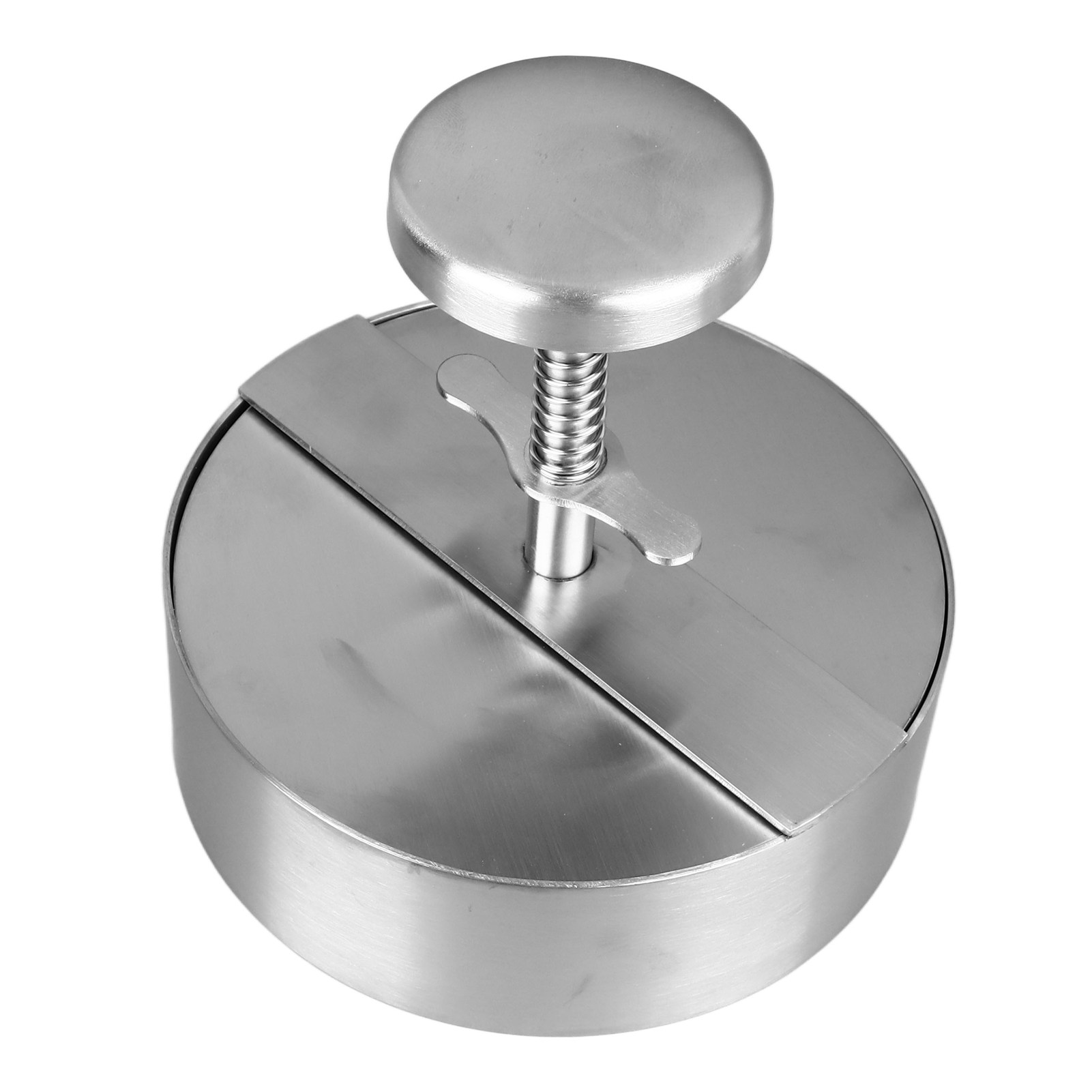 Hamburgerpresse Aus Edelstahl, 14 Cm (5,5 Zoll), Einstellbare Dicke (0,2–0,89 Pfund), Spülmaschinenfest, Verstellbar