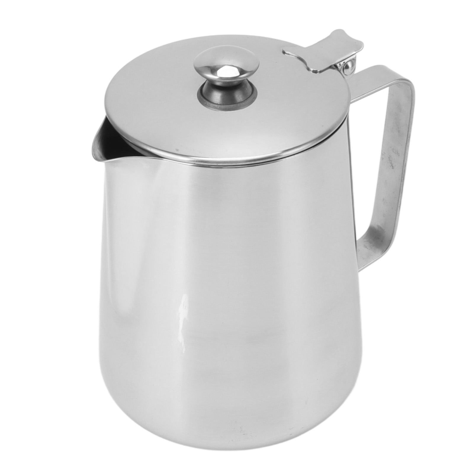 Milchaufschäumkännchen, Dampfkännchen, Edelstahl-kaffeebecher, Milchaufschäumerbecher Mit Deckel
