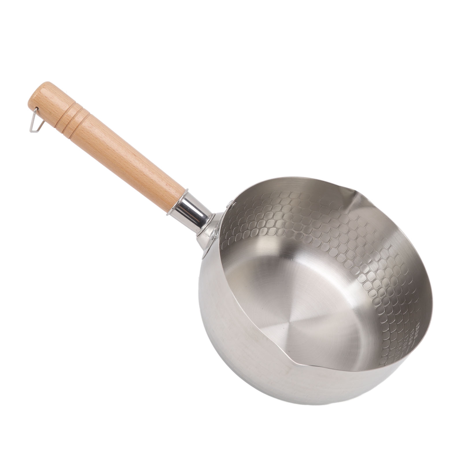 20 Cm Edelstahl-antihaft-kochtopf, Japanischer Nudeltopf, Milchtopf Mit Holzgriff, Für Gebratenes Hähnchen, Gemüse, Suppen, Küchenutensilien