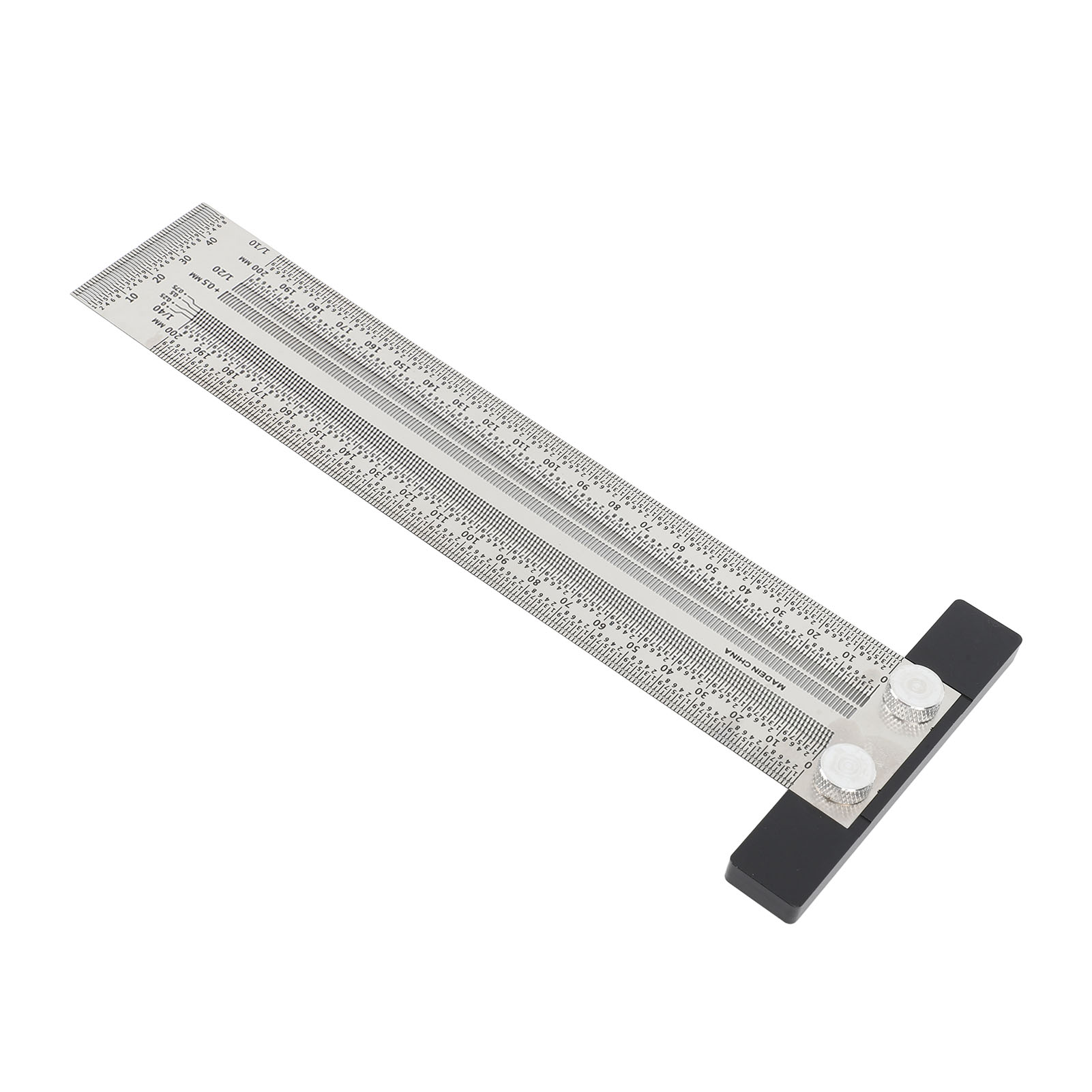 Hochpräzises Markierungs-t-lineal Aus Edelstahl Für Holzbearbeitung, 200 Mm
