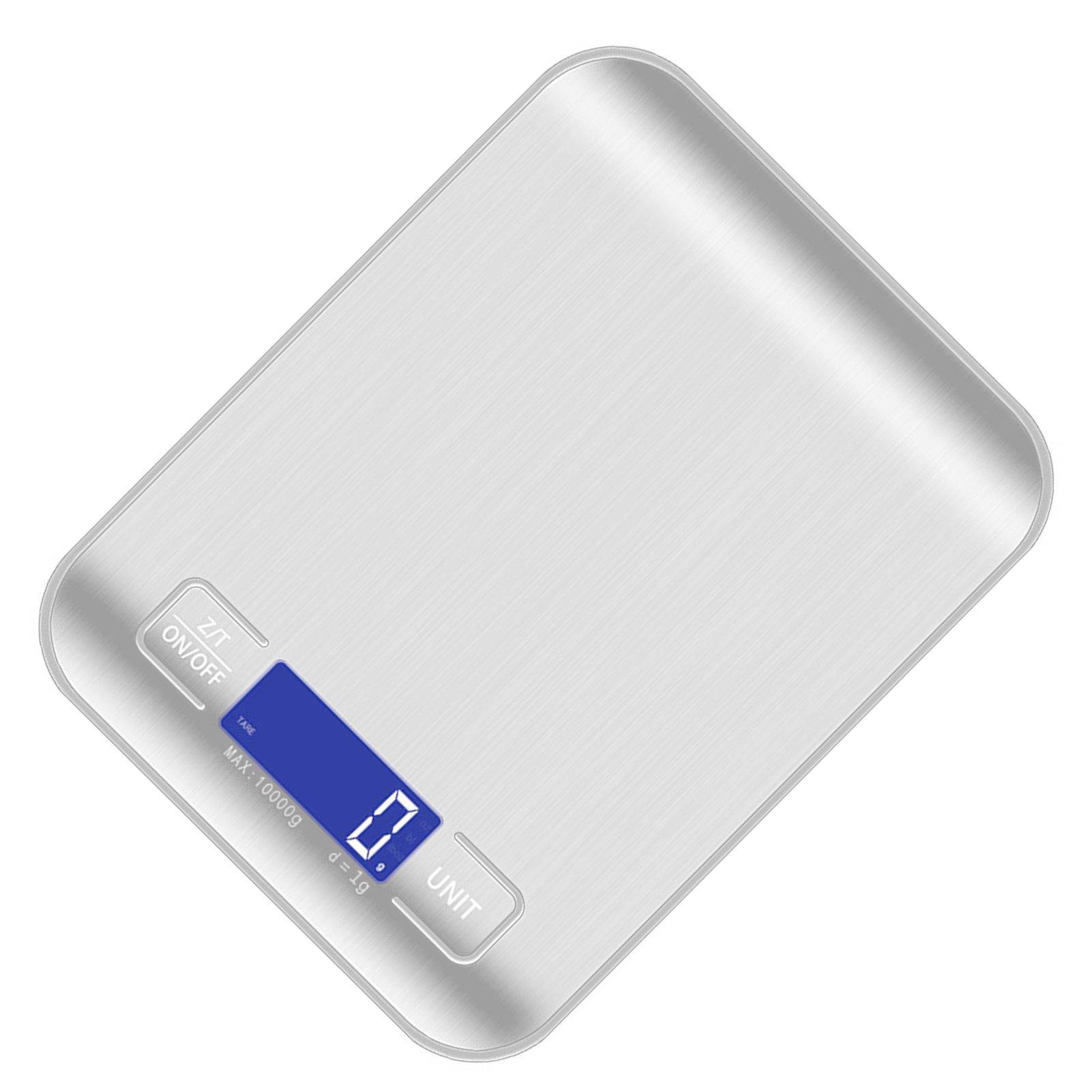 Digitale Mini-küchenwaage 10 Kg, Edelstahl, Hochpräzise Lebensmittelwaage Zum Backen Und Kochen