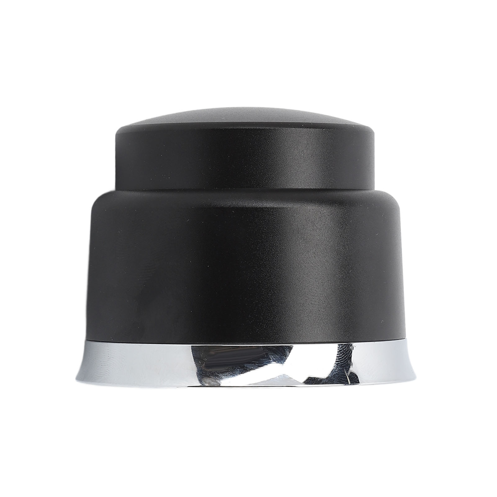 Kaffeestampfer Aus Edelstahl Mit Flachem Boden, Kaffeeverteiler, Nivellierer, Kaffeepulverpresse, Multifunktionswerkzeug Für Die Kaffeezubereitung, Schwarz, 53 Mm