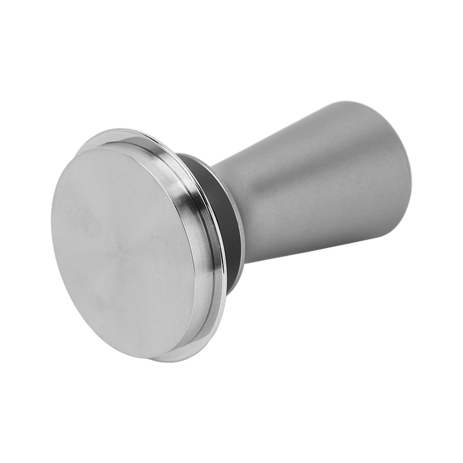Kaffeetamper Aus Edelstahl, Drucktamper, Benutzerfreundliches Zubehör Für Kaffeemaschinen, Grau, 58 Mm