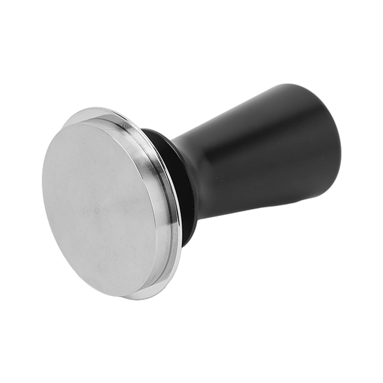 Kaffeetamper Aus Edelstahl, Drucktamper, Benutzerfreundliches Zubehör Für Kaffeemaschinen, Schwarz, 53 Mm