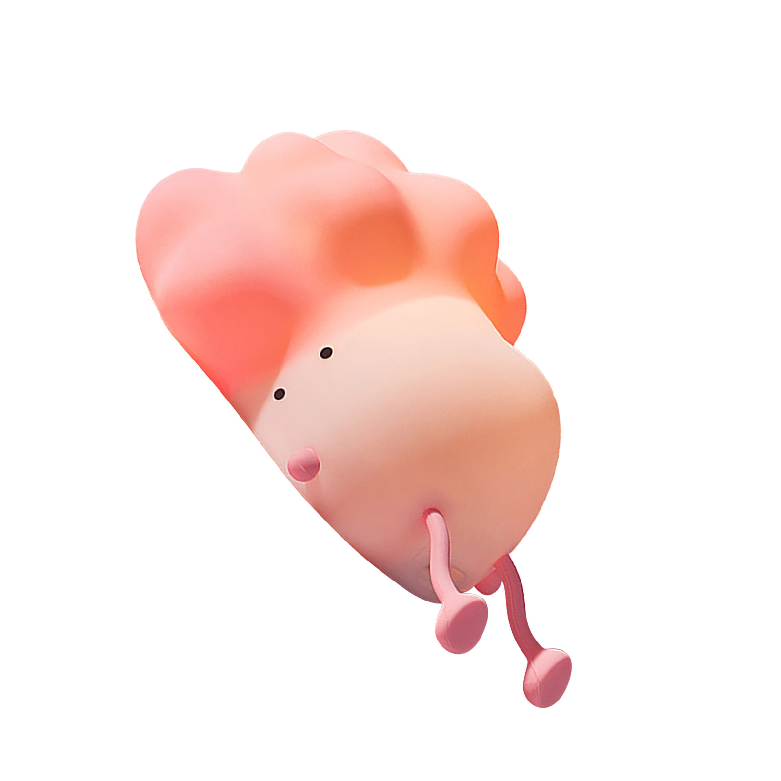 Kohl-nachtlicht Mit Drei Helligkeitsstufen, Silikonlampe, Schlafzimmer-nachttischlampe Für Kinder, Rosa